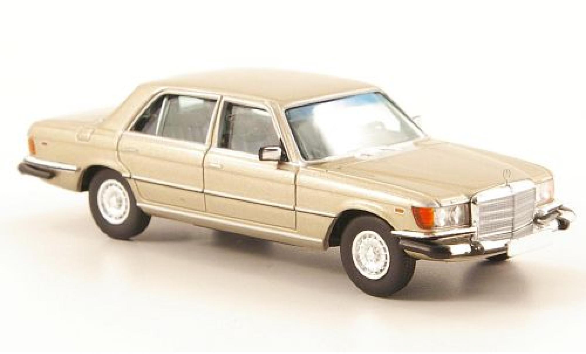 Mercedes 450 1/87 Brekina SEL (W116) gold US-Version modelauto