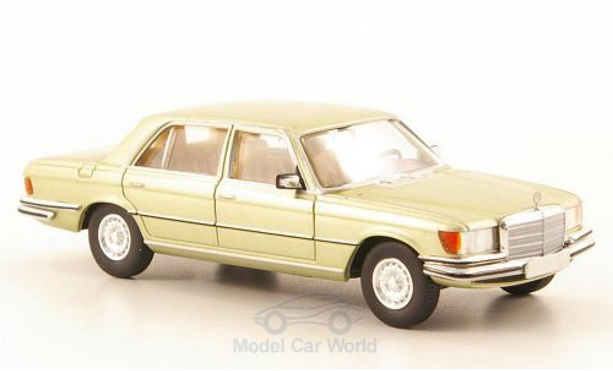 Mercedes 450 SEL 1/87 Brekina SEL (W116) metallic groen modelauto