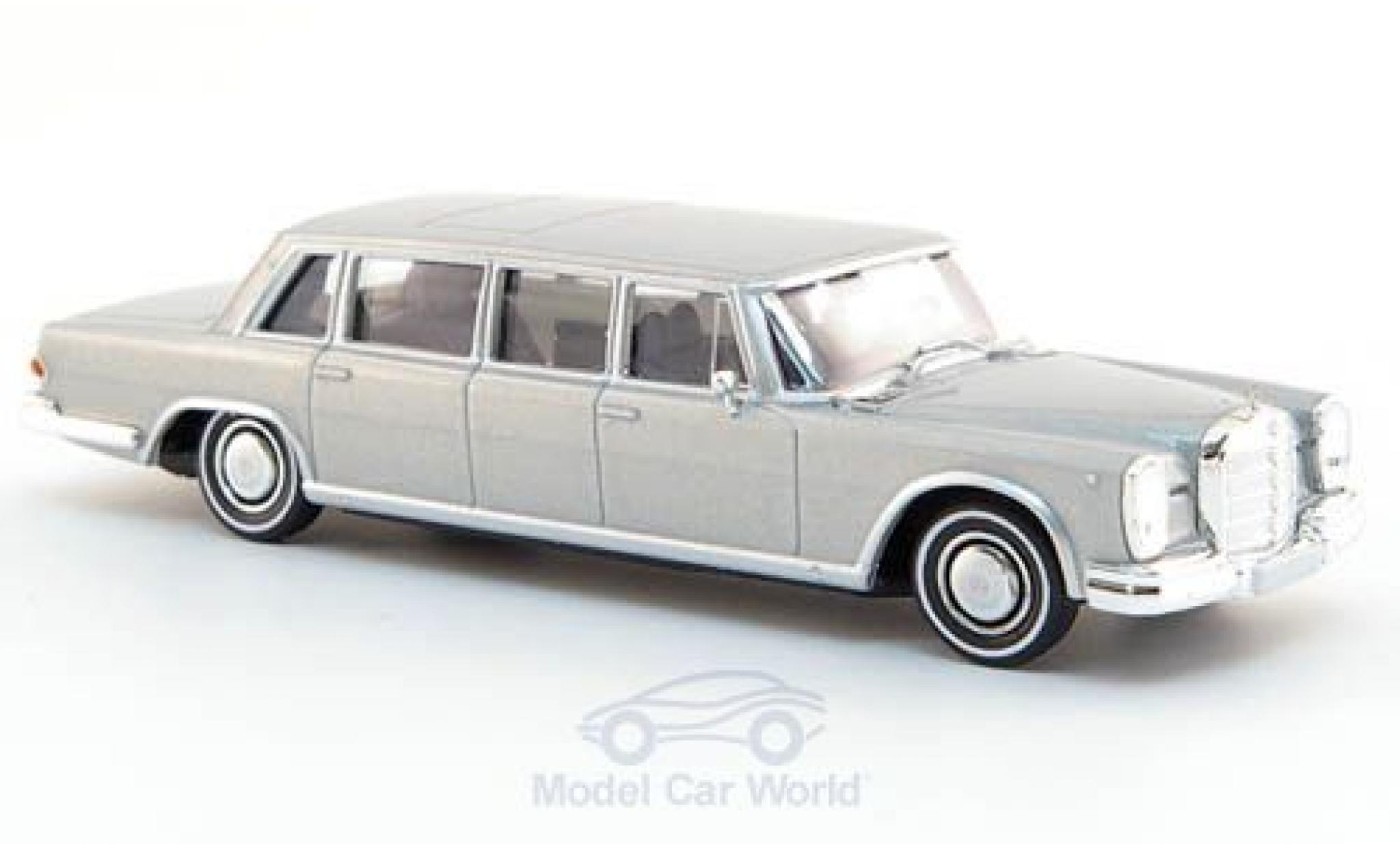 Mercedes 600 1/87 Brekina Pullman Sedan grijs modelauto
