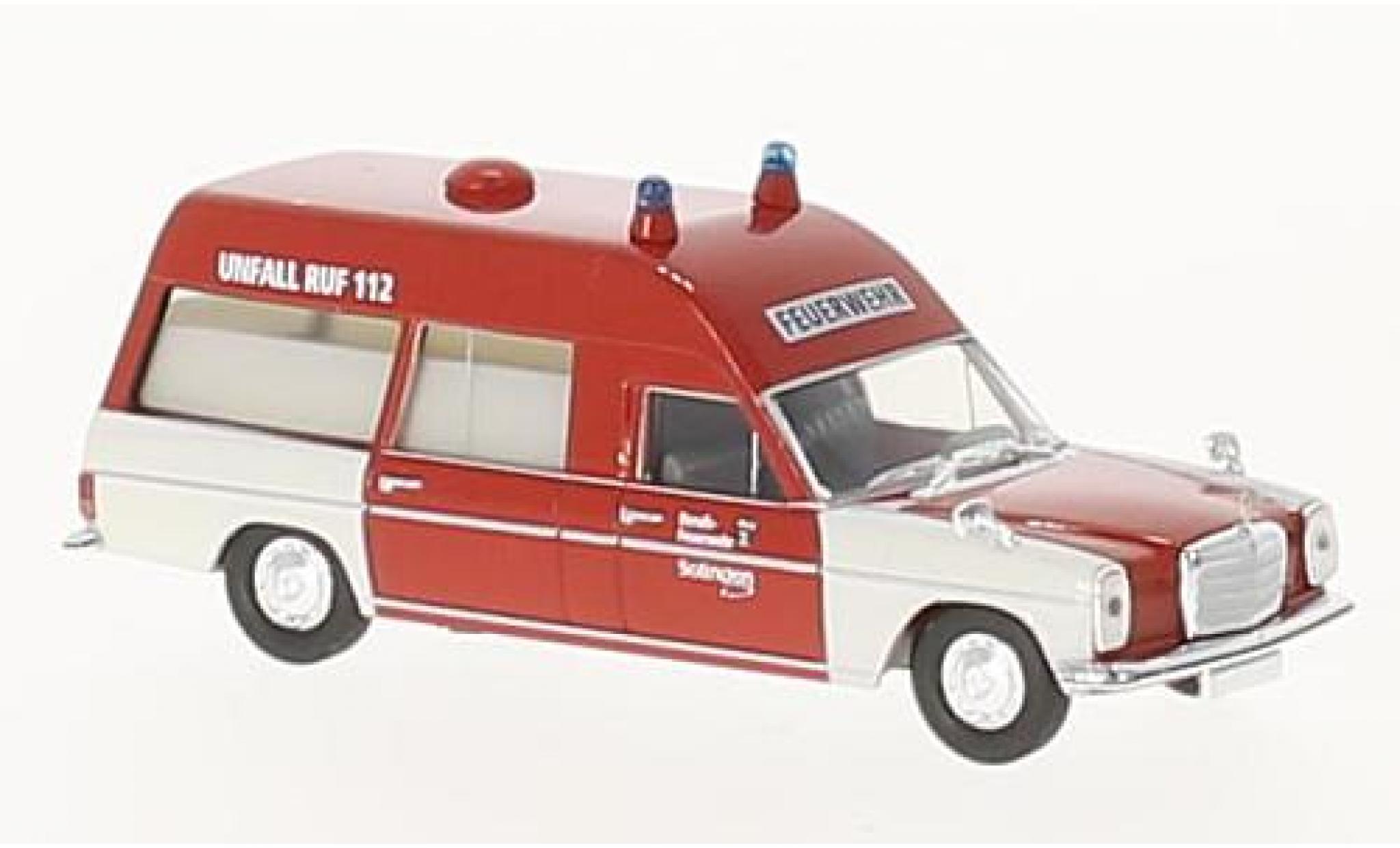 Mercedes /8 1/87 Brekina KTW Brandweer Solingen modelauto