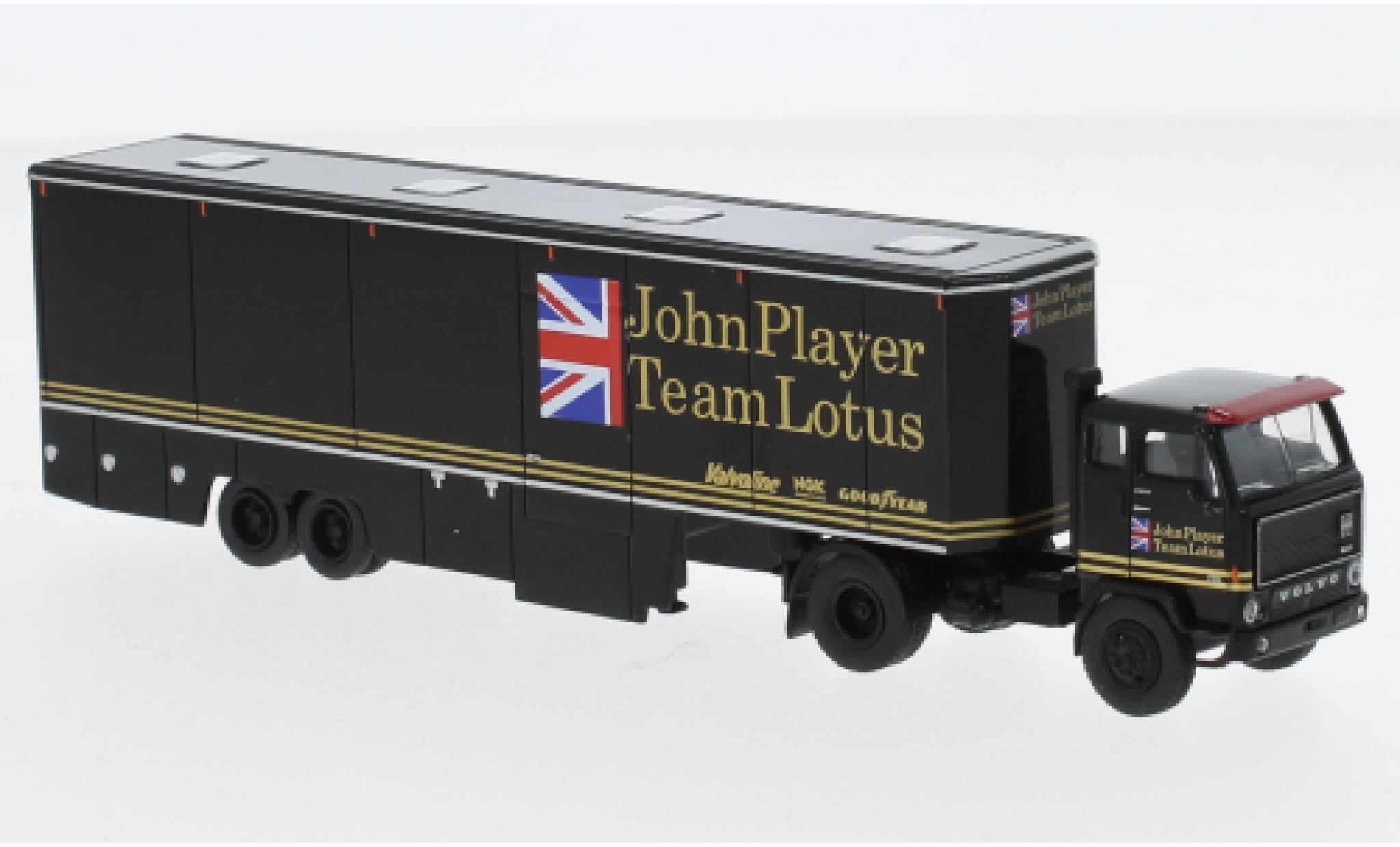 Lotus 19 1/87 Brekina Volvo F 89 Renntransport-SZ John Player Team 73 1:87 modelauto
