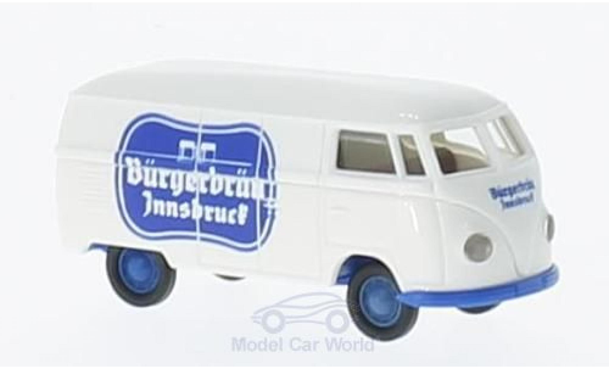 Volkswagen T1 B 1/87 Brekina a B&uuml;rgerbr&auml;u Innsbruck Kasten modelauto