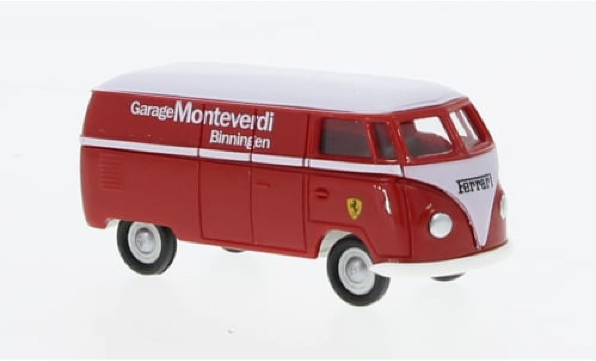 Volkswagen T1 1/87 Brekina a Kasten Garage Monteverdi 1950 1:87 modelauto