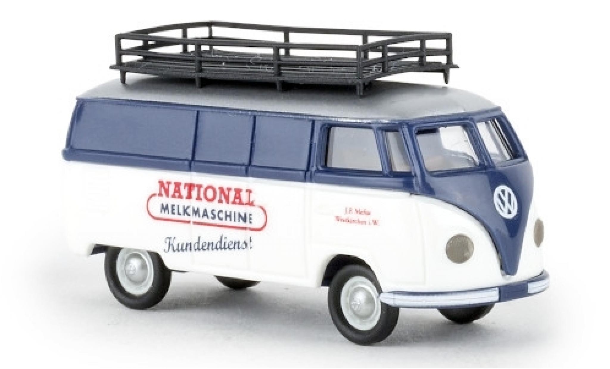 Volkswagen T1 1/87 Brekina a Kasten National Melkmaschine 1951 modelauto