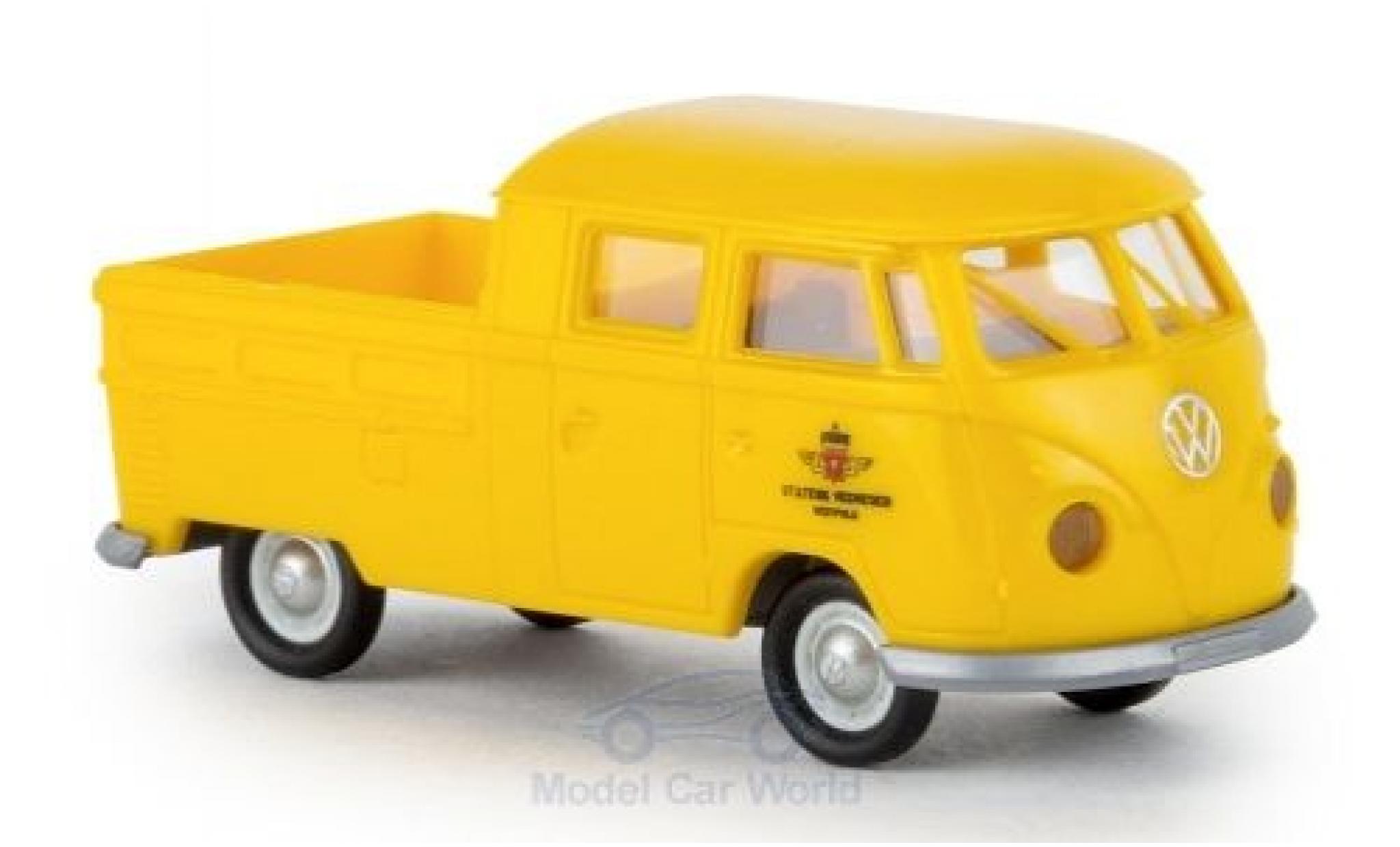 Volkswagen T1 1/87 Brekina b Doka Statens Vegvesen 1960 modelauto