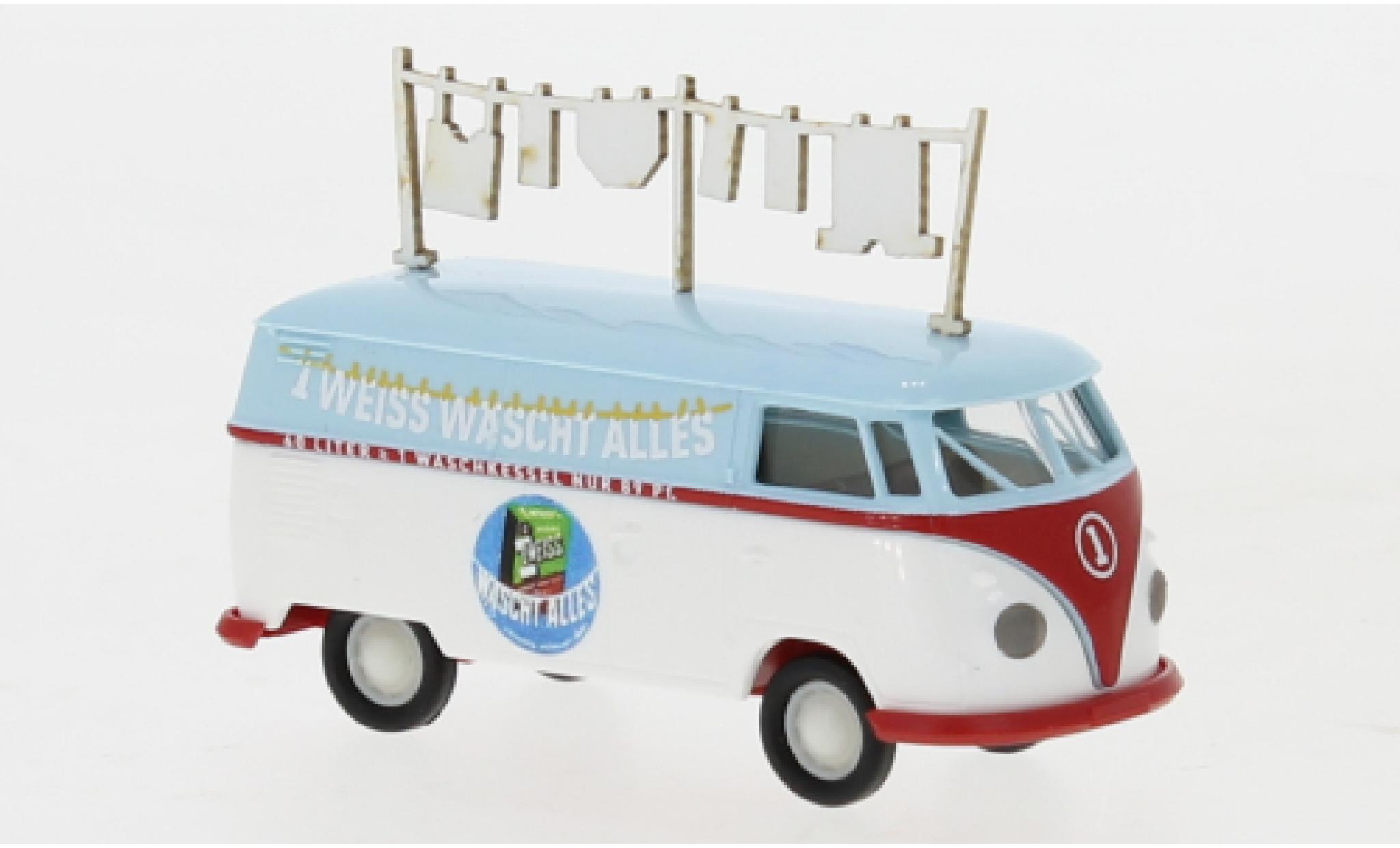 Volkswagen T1 1/87 Brekina b Kasten 1-wit 1960 Exklusiv bei Model Car World modelauto