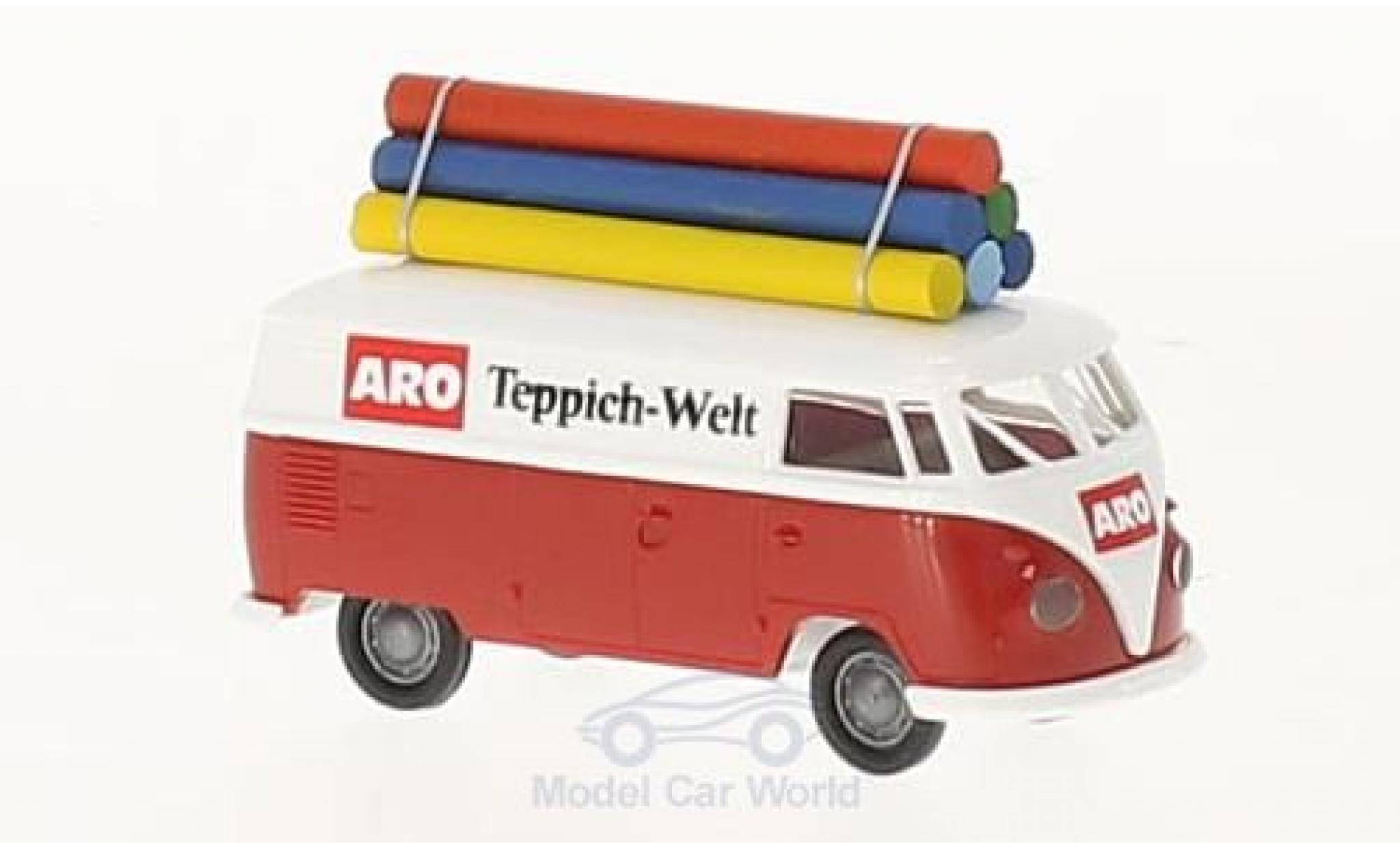 Volkswagen T1 B 1/87 Brekina b Kasten ARO Teppichwelt mit Teppichrollen modelauto