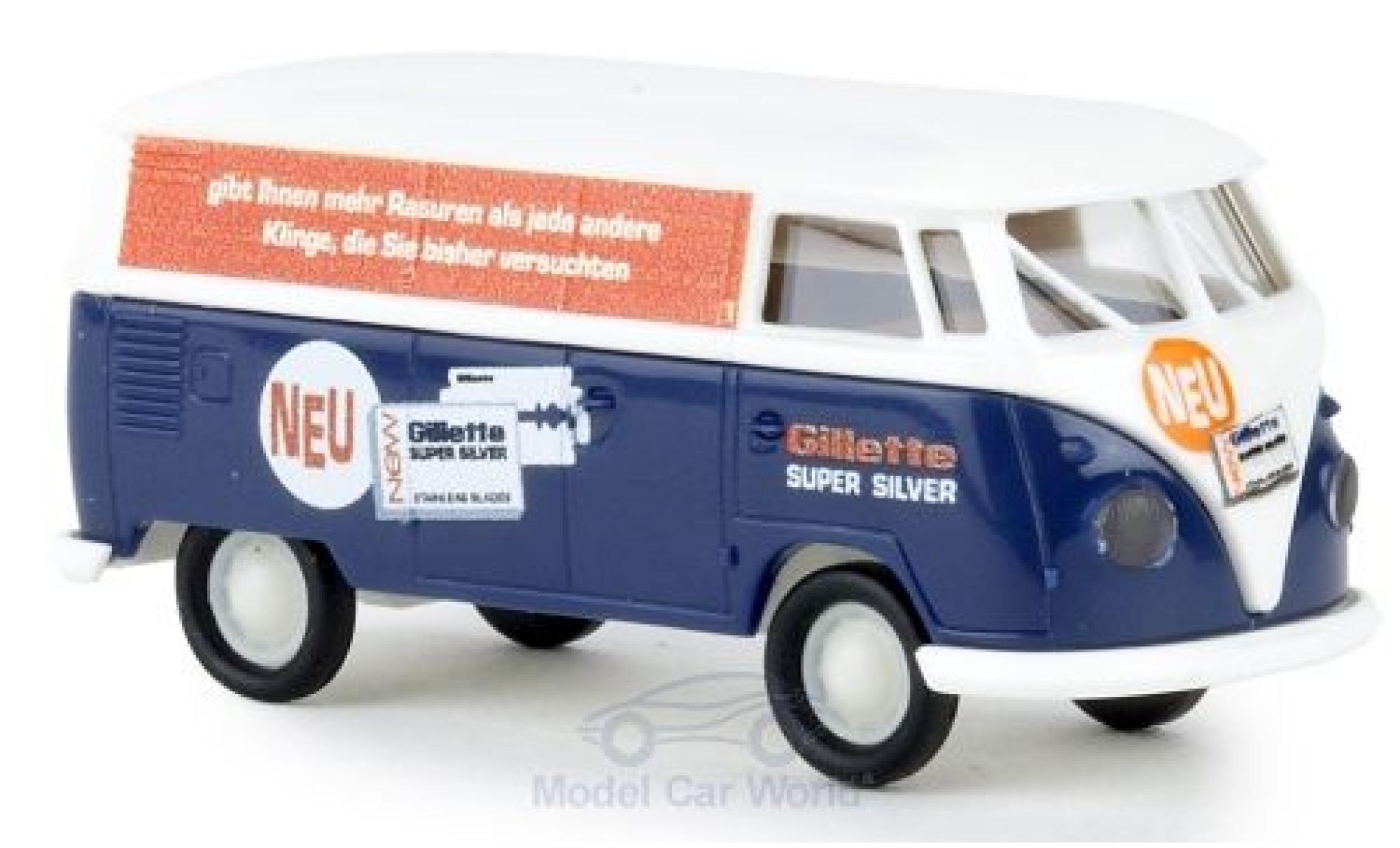 Volkswagen T1 1/87 Brekina b Kasten Gilette modelauto