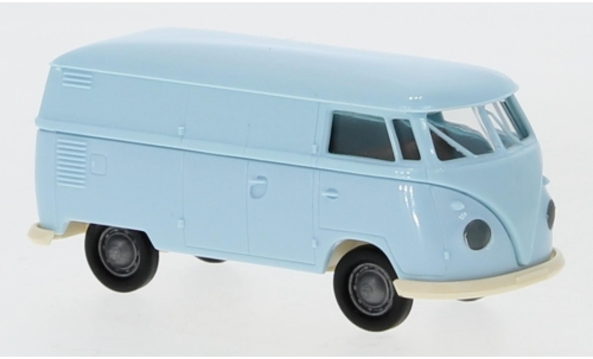 Volkswagen T1 1/87 Brekina b Kasten blauw 1960 Economy modelauto