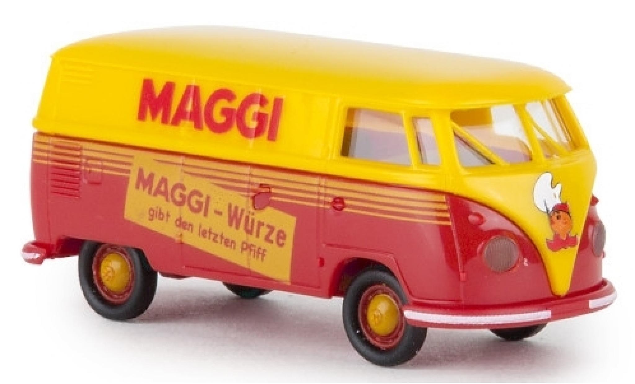 Volkswagen T1 1/87 Brekina b Kasten Maggi W&uuml;rze 1960 modelauto