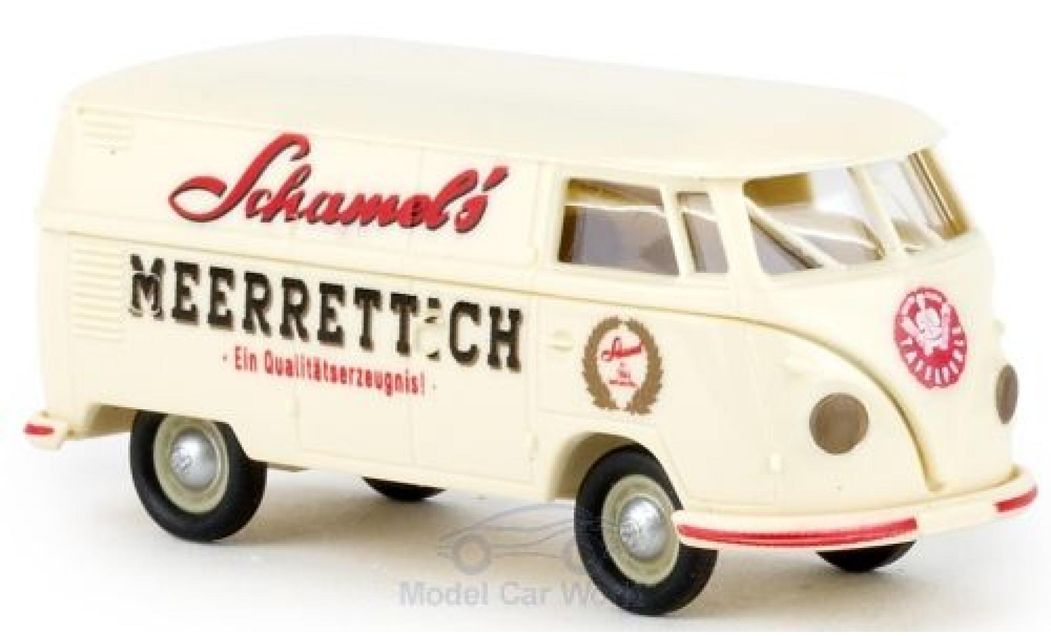 Volkswagen T1 1/87 Brekina b Kasten Schamel Meerrettich 1960 modelauto