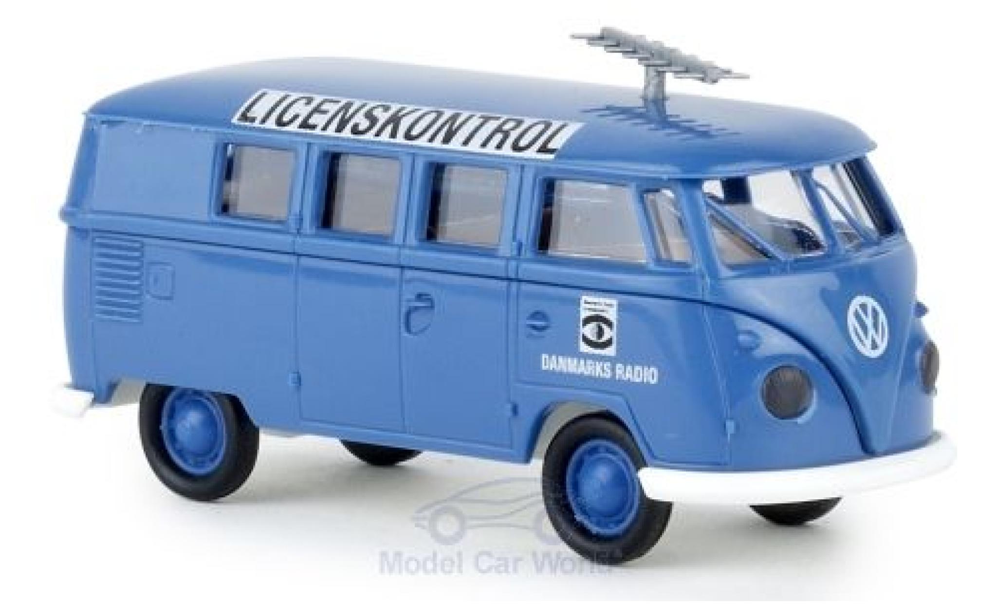 Volkswagen T1 1/87 Brekina b Stationwagen Danmarks Radio modelauto
