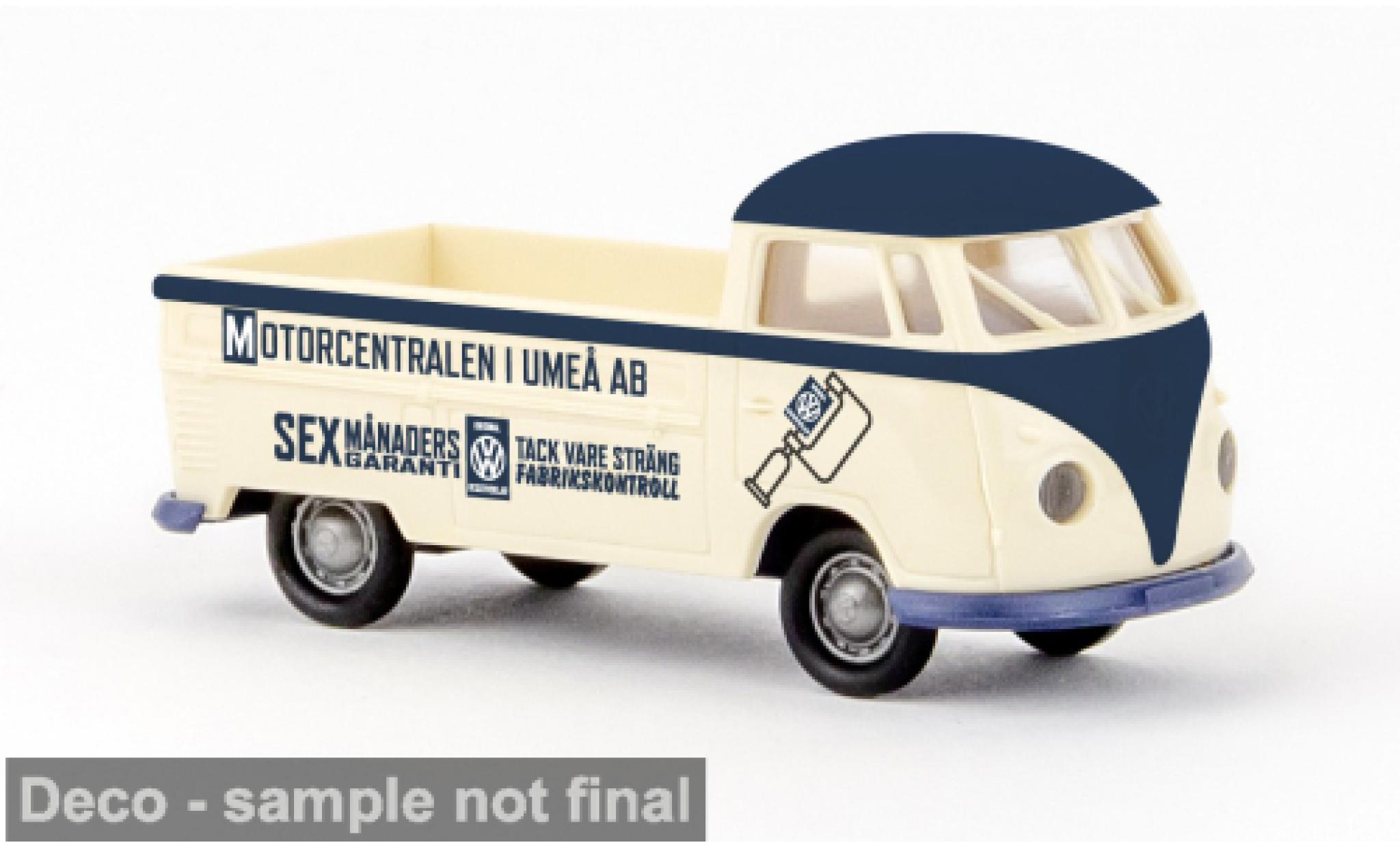 Volkswagen T1 1/87 Brekina b Pritsche 1960 Motorcentralen Umea 1:87 modelauto