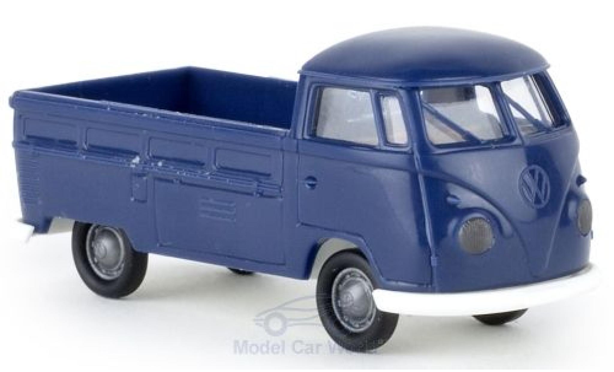 Volkswagen T1 1/87 Brekina b Pritsche blauw Economy modelauto