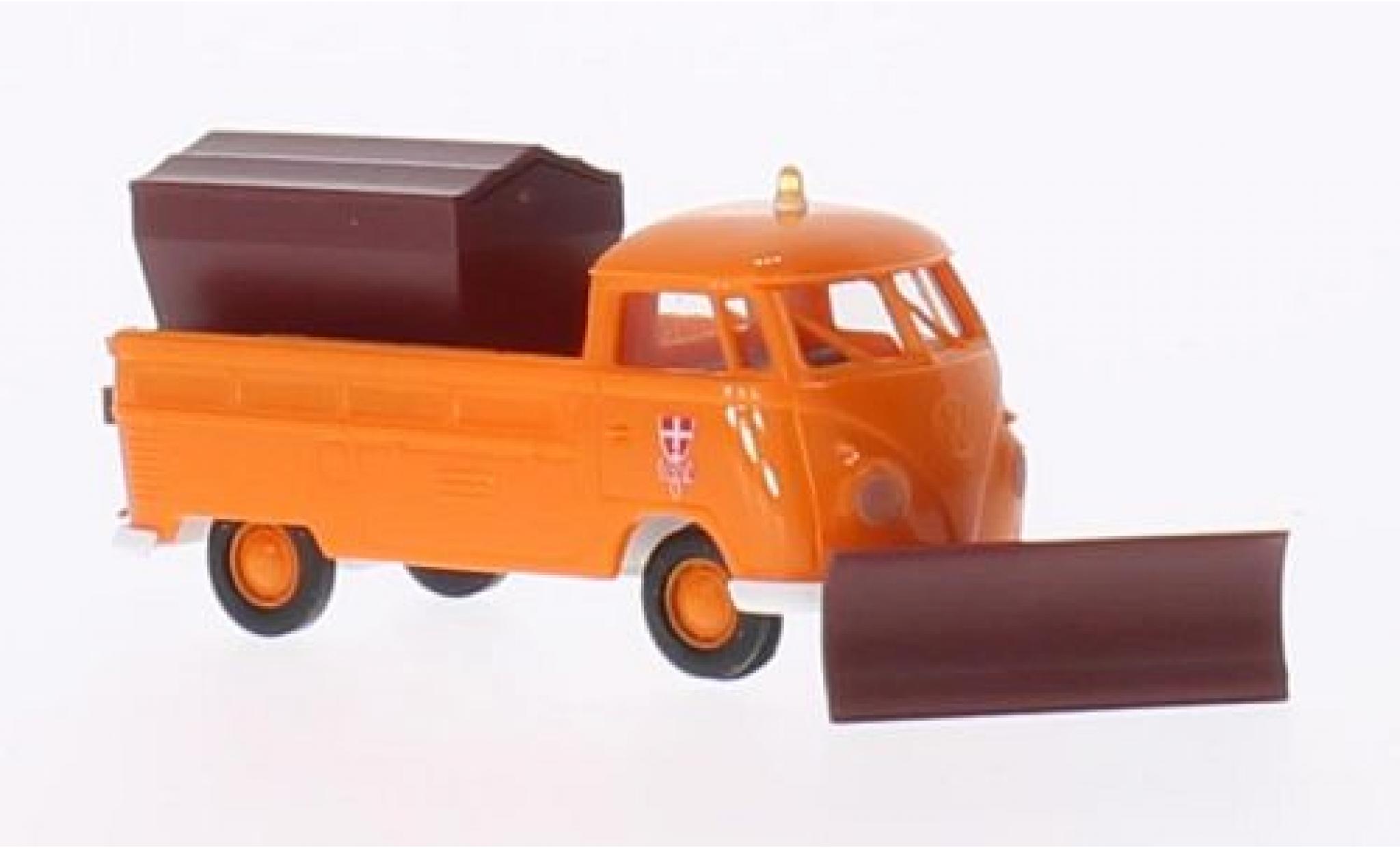 Volkswagen T1 1/87 Brekina b Pritsche Winterdienst der Stadtwerke Wien (A) modelauto