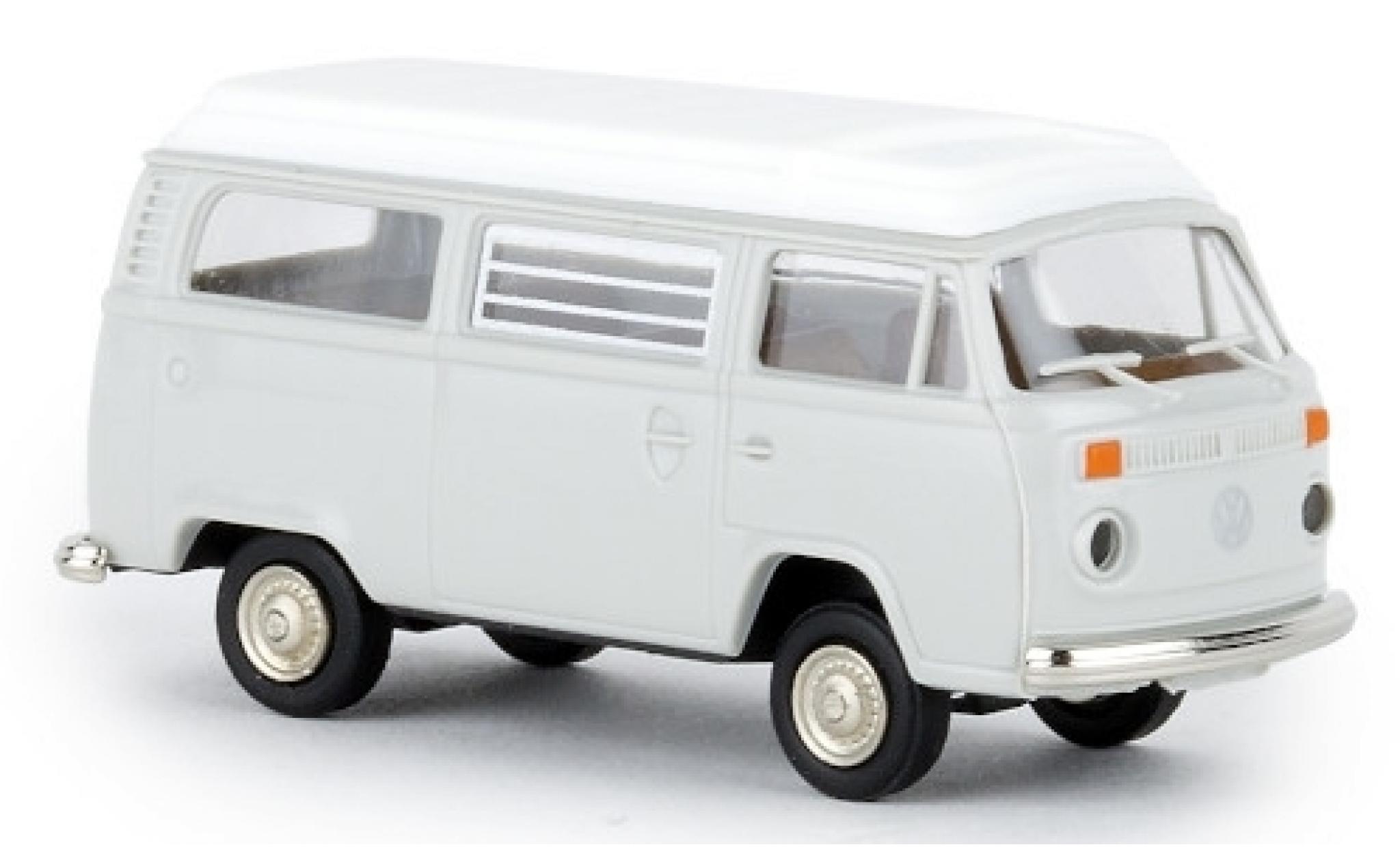 Volkswagen T2 1/87 Brekina Camper grijs 1972 avec Aufstelldach modelauto