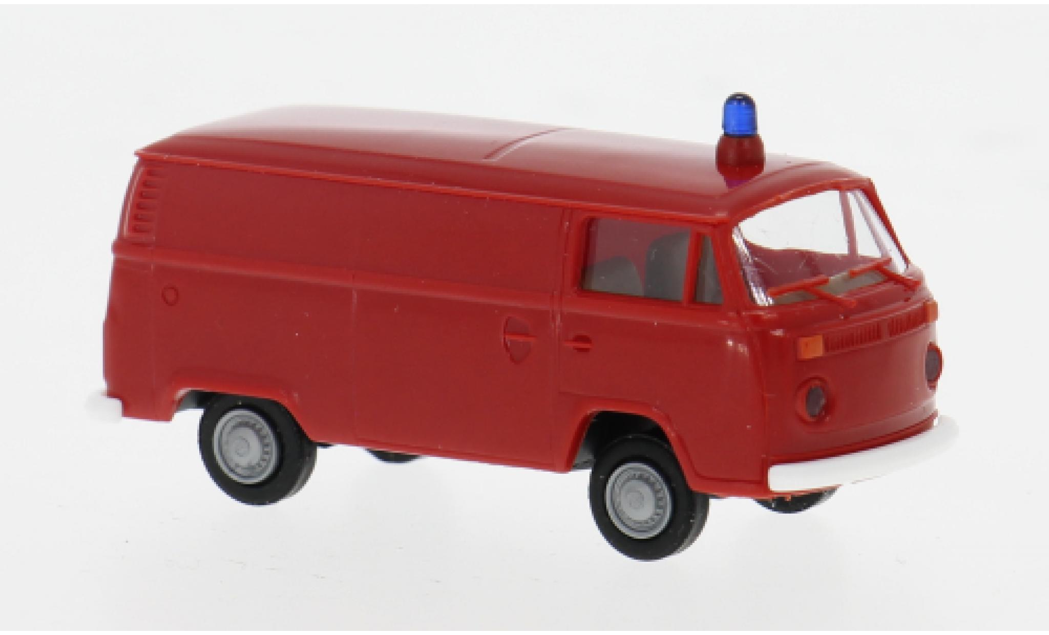 Volkswagen T2 1/87 Brekina Kasten 1973 Brandweer 1:87 modelauto