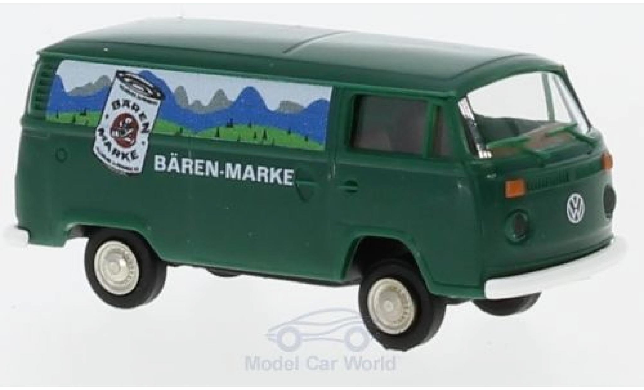 Volkswagen T2 B 1/87 Brekina Kasten B&auml;ren-Marke modelauto