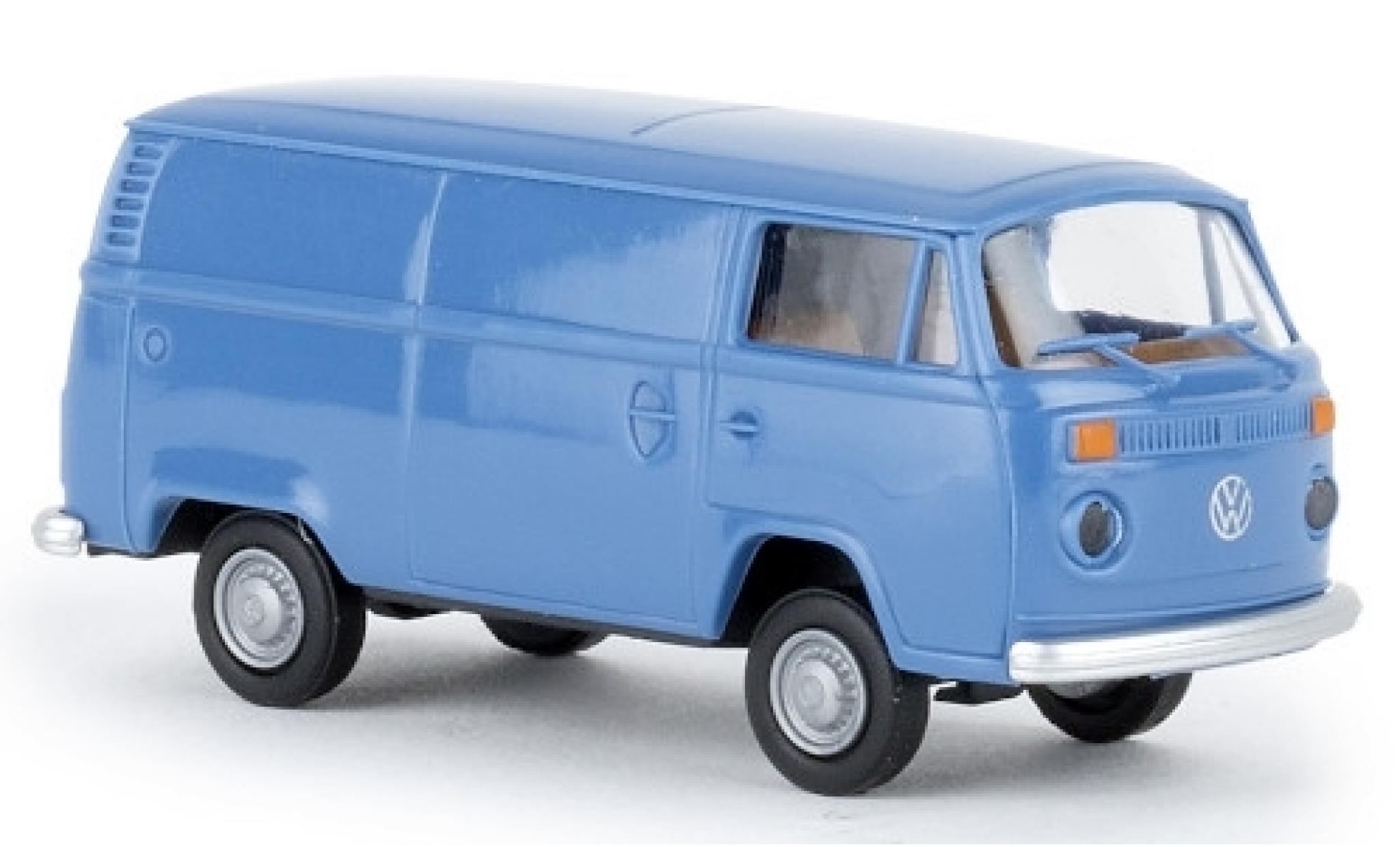 Volkswagen T2 1/87 Brekina Kasten blauw 1972 modelauto