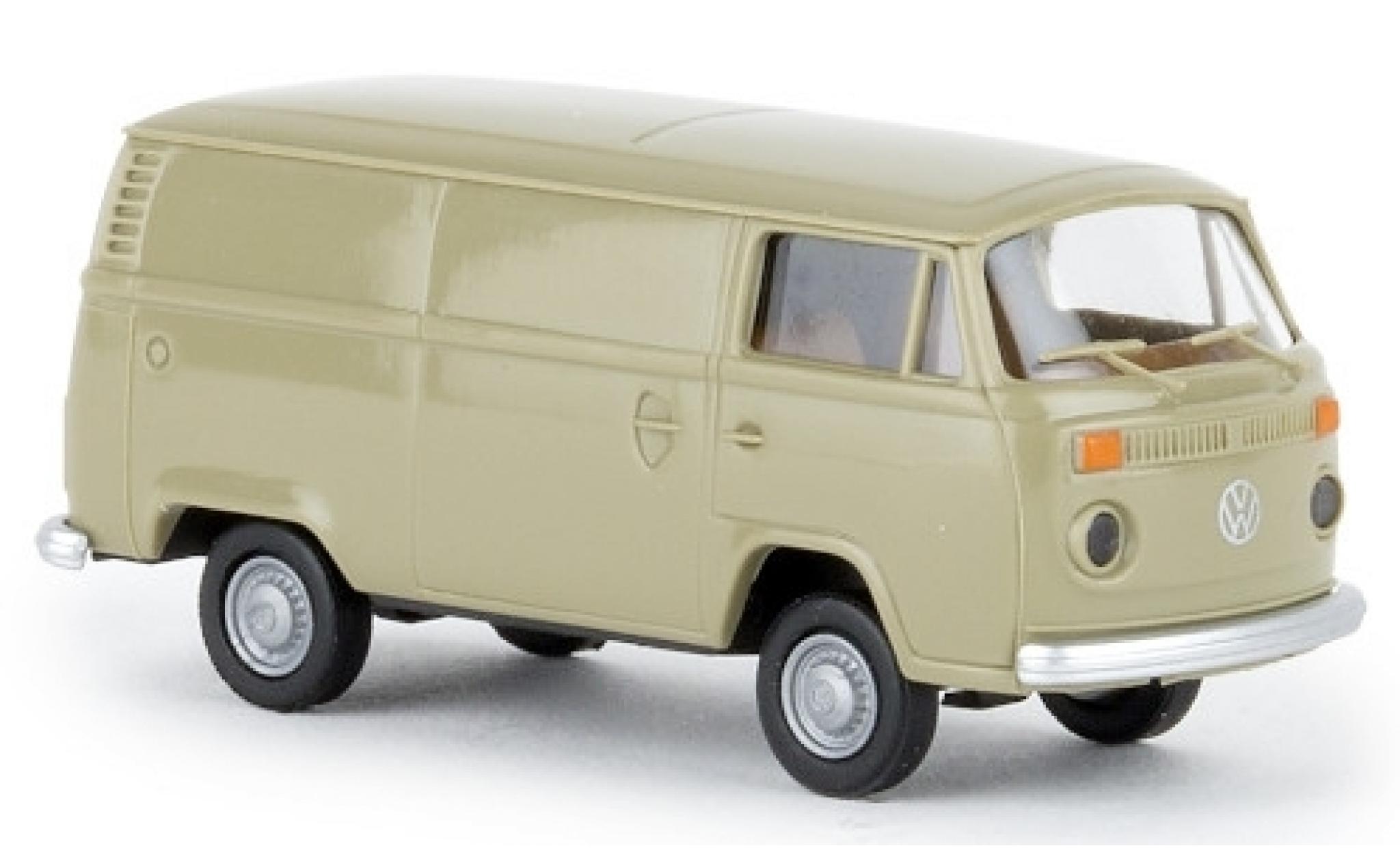 Volkswagen T2 1/87 Brekina Kasten grijs 1972 modelauto