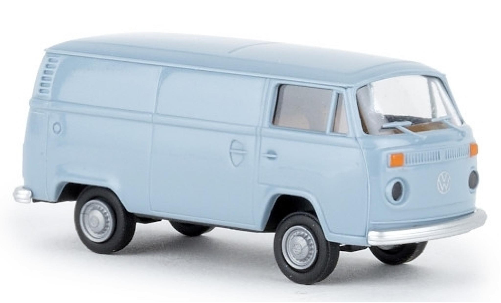 Volkswagen T2 1/87 Brekina Kasten blauw 1972 modelauto