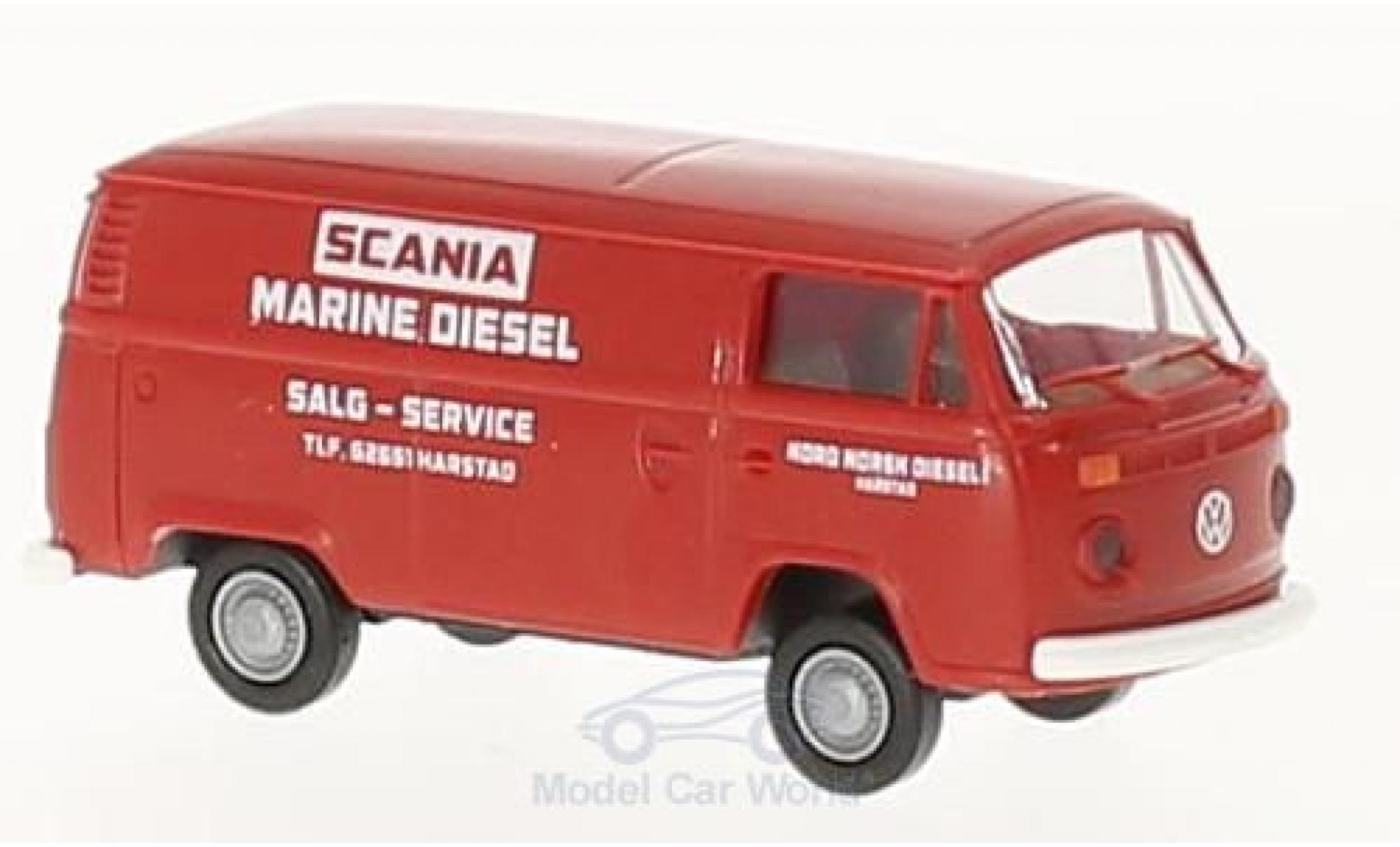 Volkswagen T2 A 1/87 Brekina Kasten Scania Service modelauto