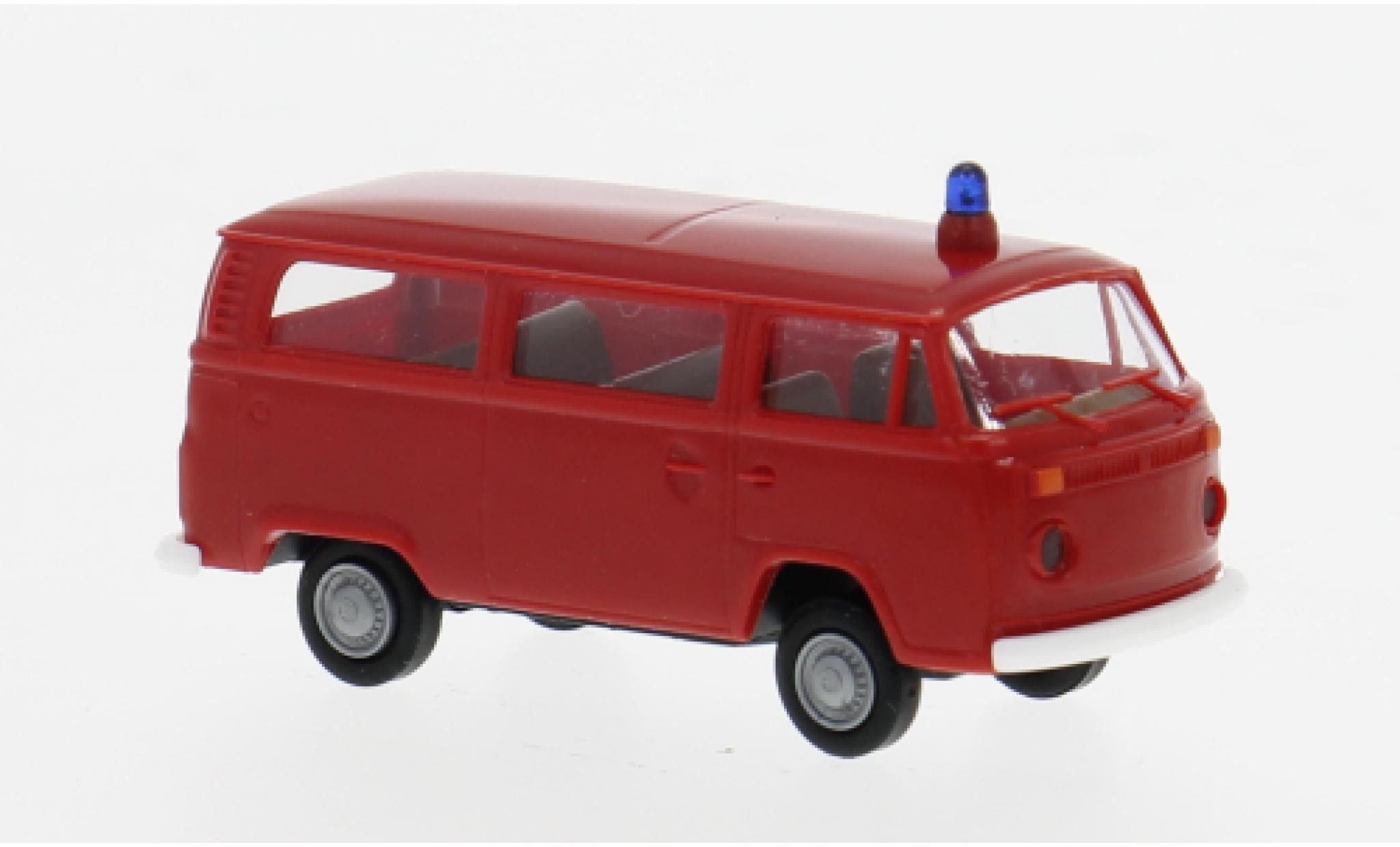 Volkswagen T2 1/87 Brekina Stationwagen 1973 Brandweer 1:87 modelauto