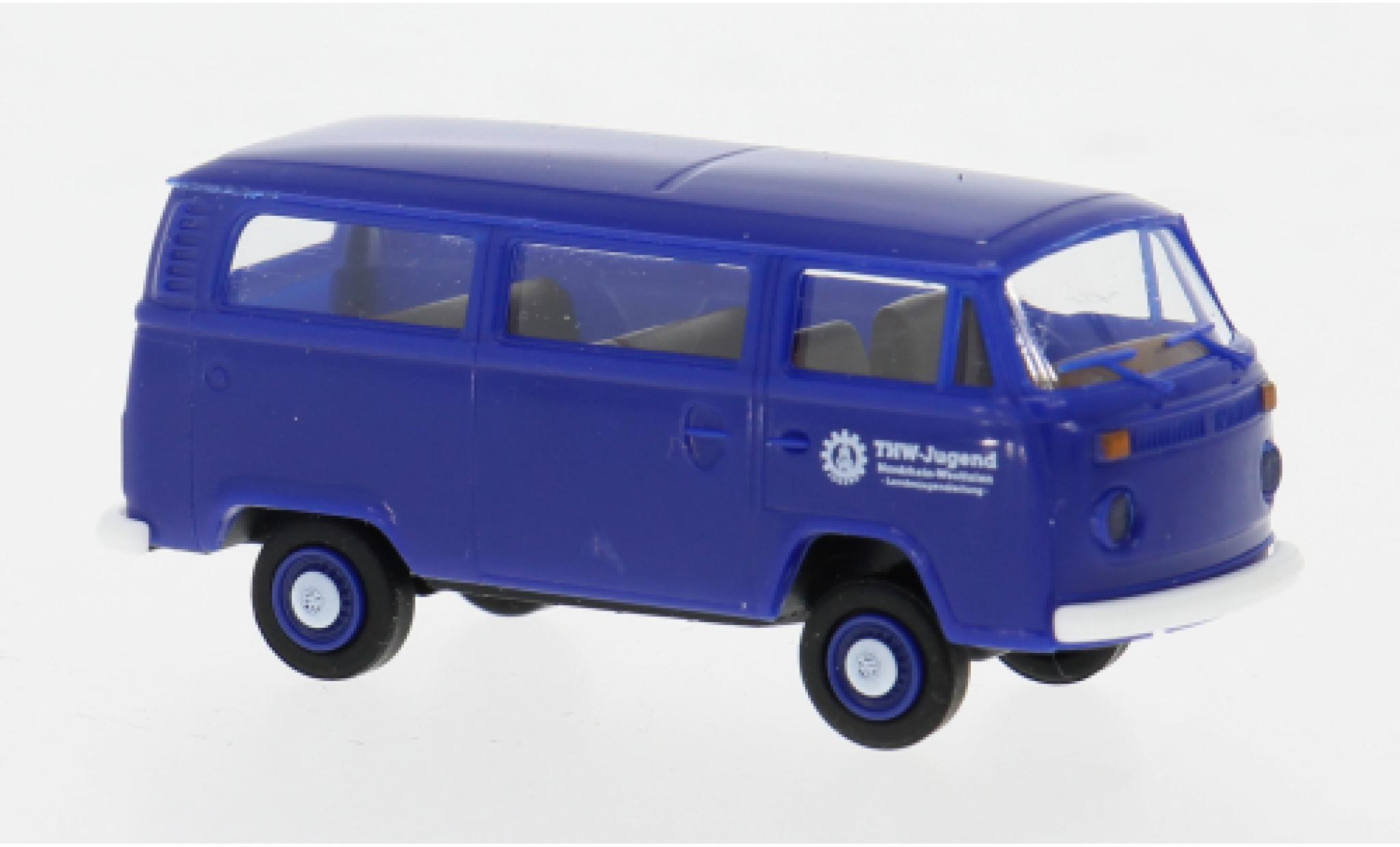 Volkswagen T2 1/87 Brekina Stationwagen 1973 THW Jugend NRW 1:87 modelauto