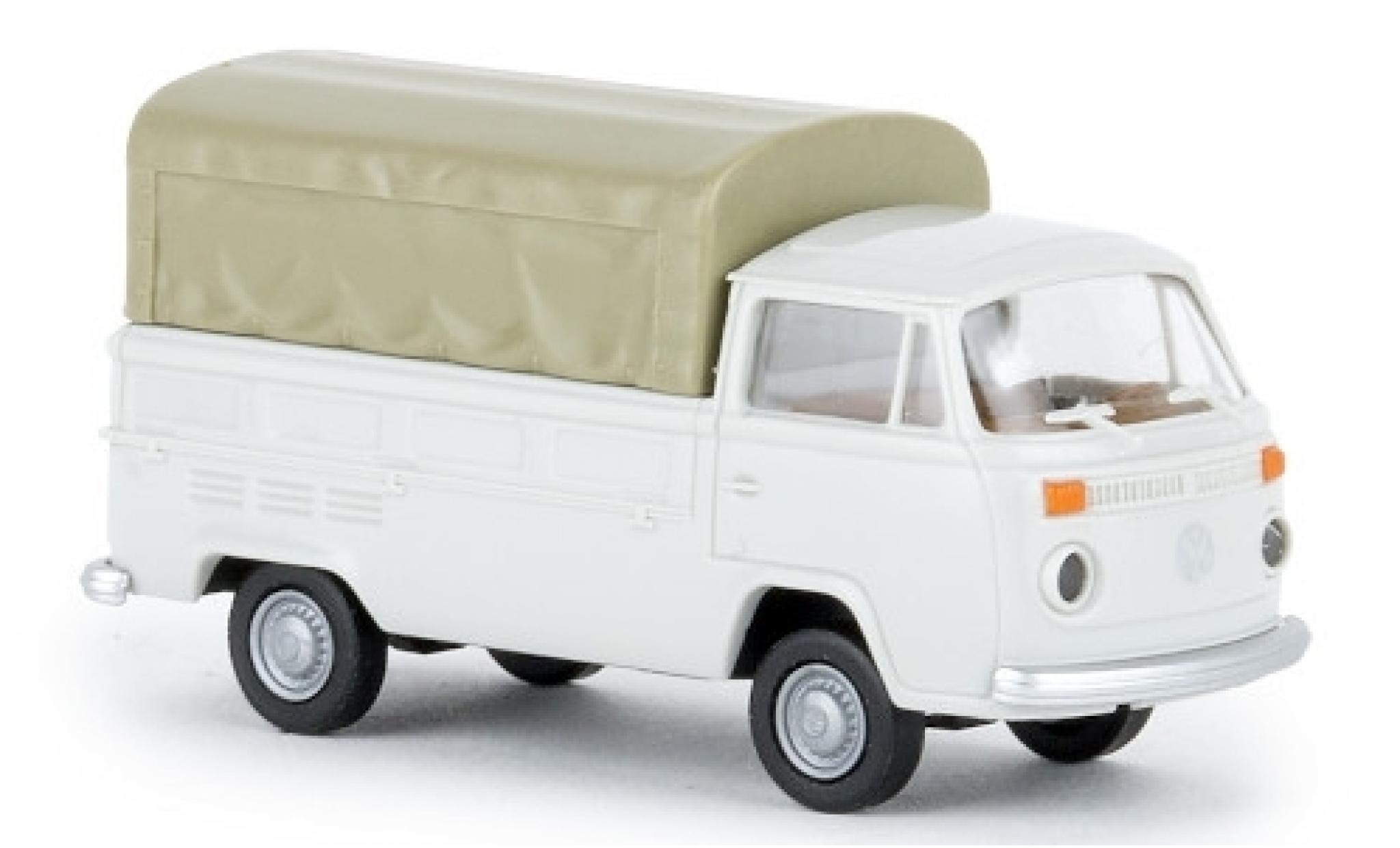 Volkswagen T2 1/87 Brekina Pritsche grijs 1972 modelauto