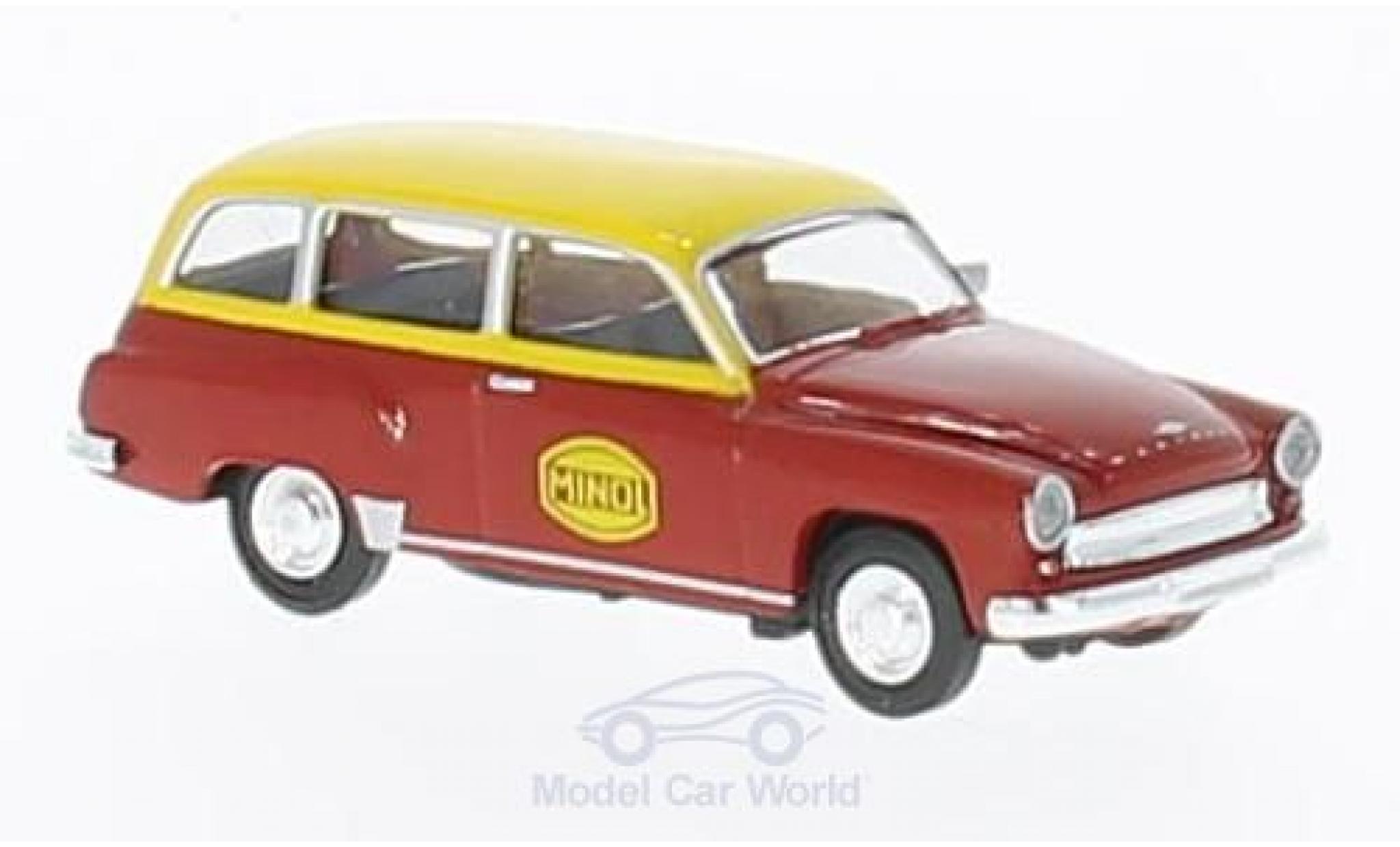 Wartburg 311 1/87 Brekina Stationwagen Minol modelauto