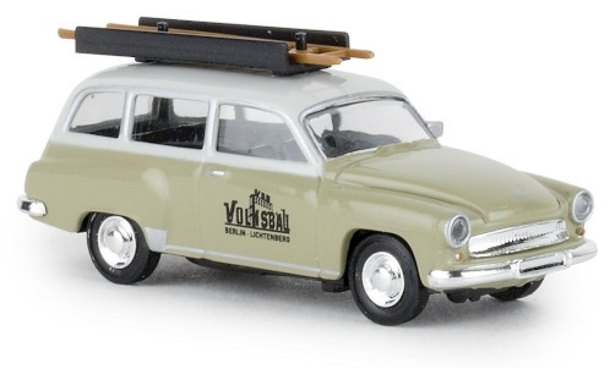 Wartburg 311 1/87 Brekina Stationwagen VEB Volksbau 1965 modelauto