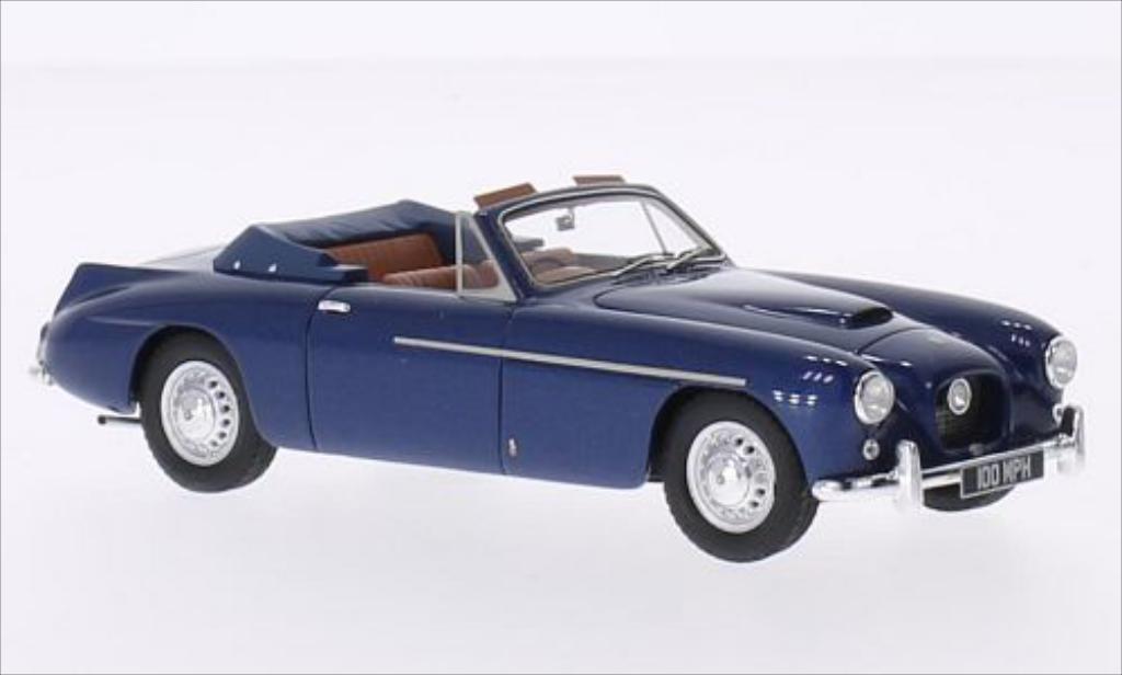 Bristol 405 1/43 Matrix DHC Abbot metallic blauw modelauto