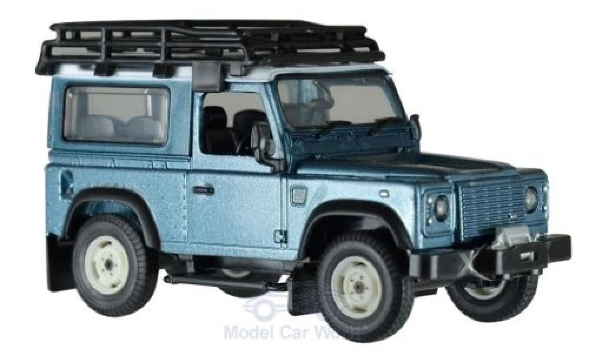 Land Rover Defender 1/32 Britains metallic blauw modelauto