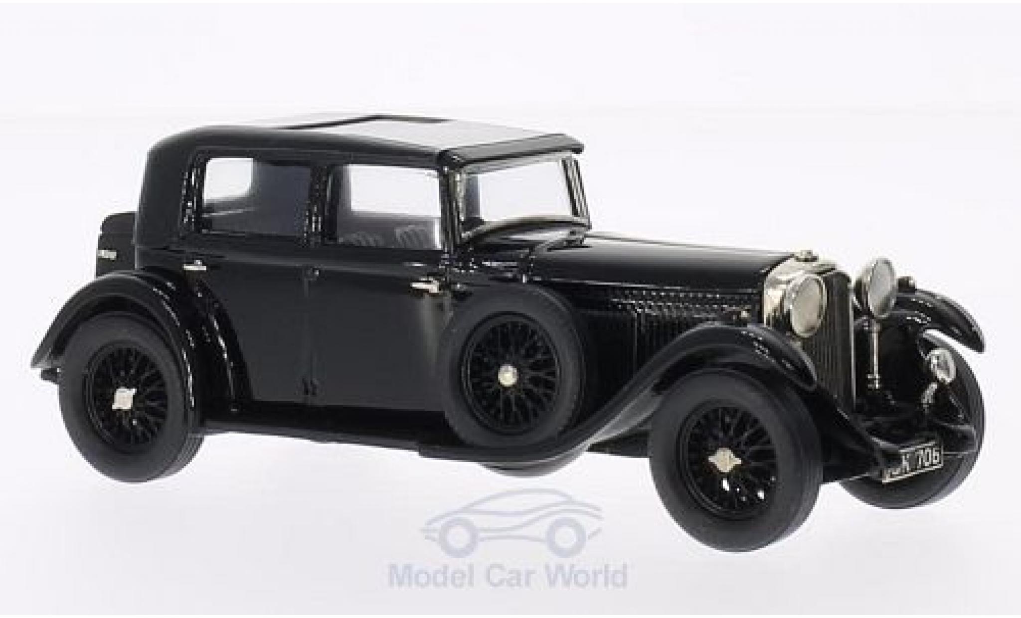Bentley 8 1/43 Brooklin Litre H.J.Mulliner zwart 1930 modelauto