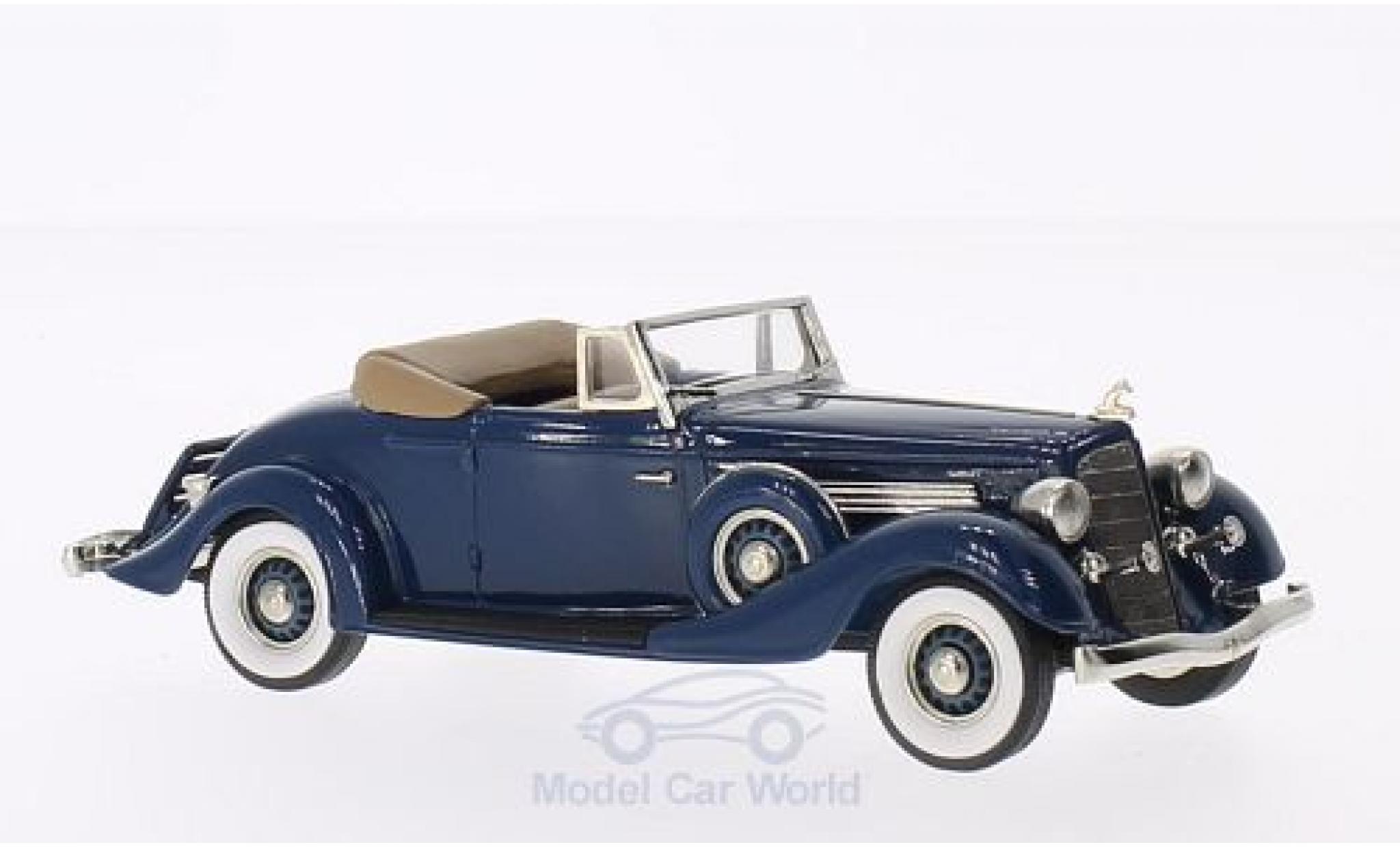 Buick M60 1/43 Brooklin Cabriolet Coupe blauw 1934 modelauto