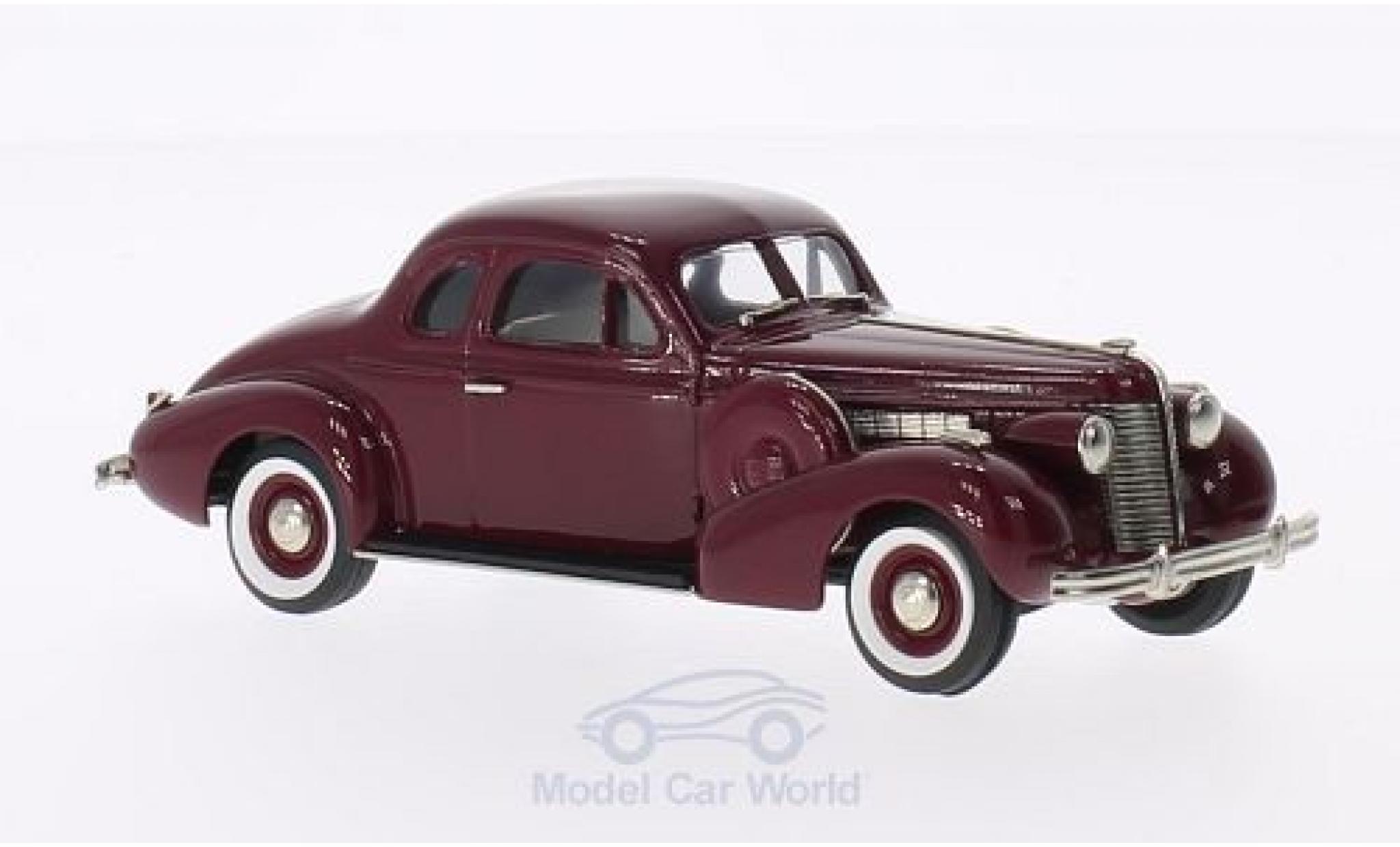 Buick Special 1/43 Brooklin Sport Coupe M-46S rood 1938 modelauto