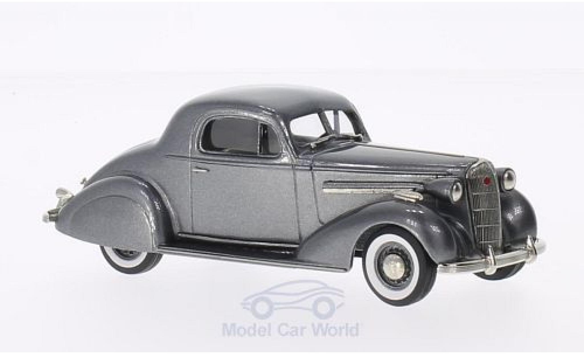 Buick Special 1/43 Brooklin Sport Coupe M-46S metallic grijs 1936 modelauto