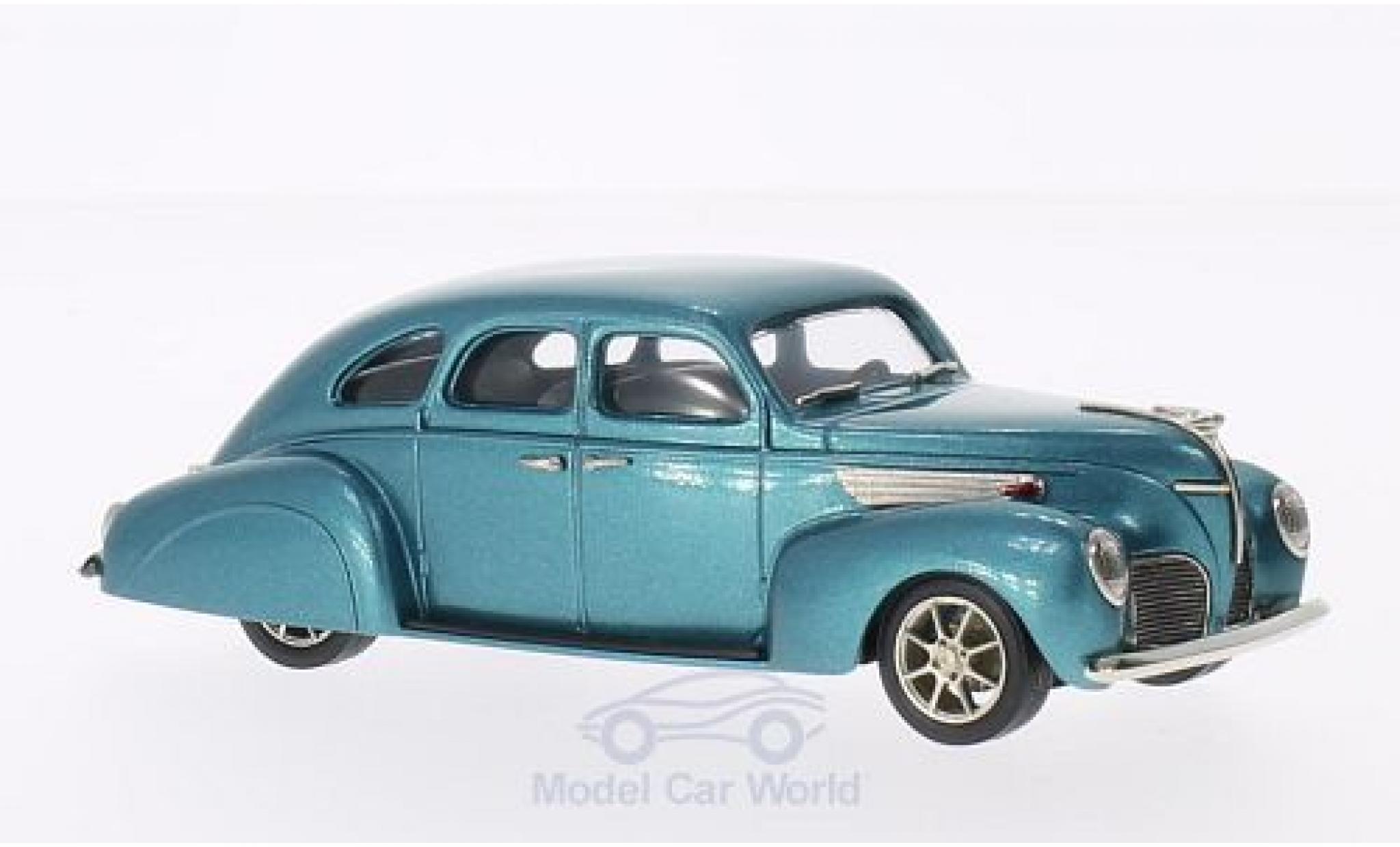 Lincoln Zephyr 1/43 Brooklin 4-door metallic t&uuml;rkis 1938 modelauto