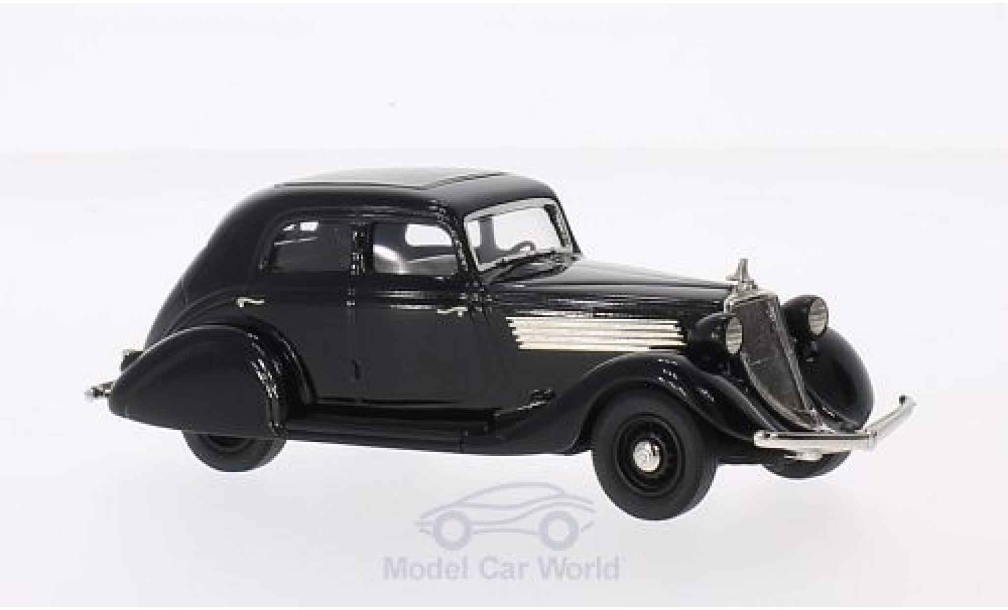 Studebaker Commander 1/43 Brooklin Land Cruiser Sedan zwart 1934 modelauto