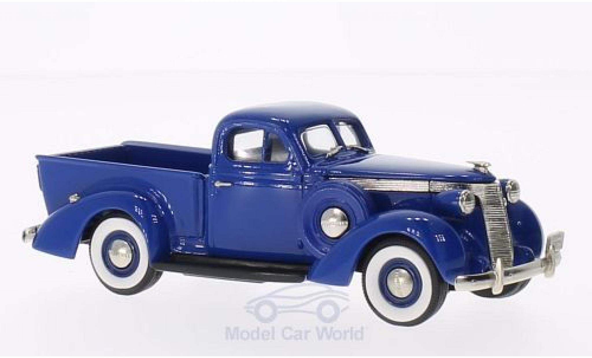 Studebaker Coupe Express 1/43 Brooklin Pick-Up blauw 1937 modelauto