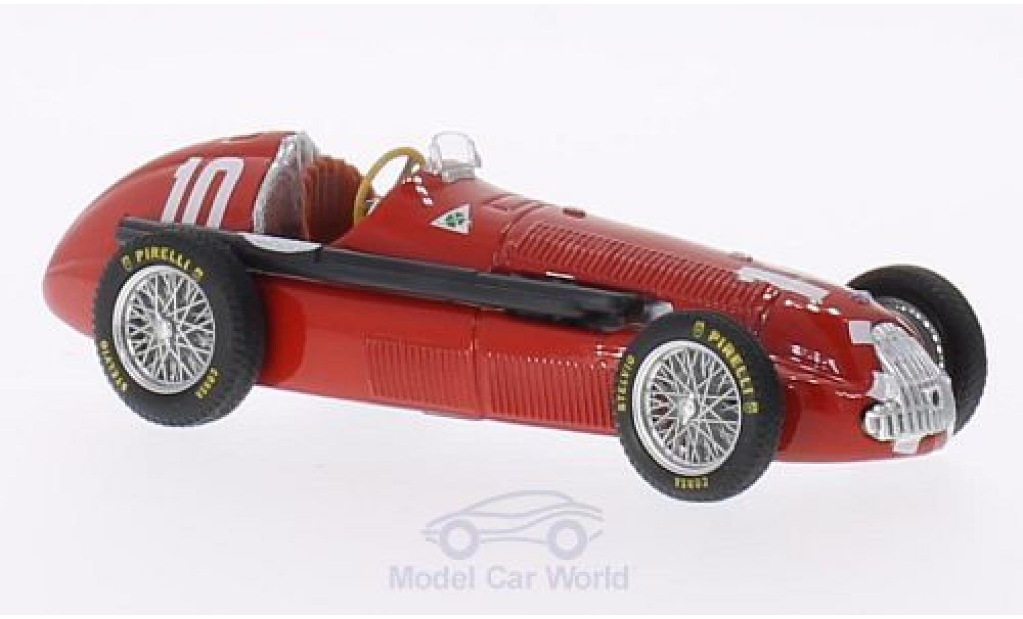 Alfa Romeo 158 1/43 Brumm No.10 Scuderia Quadrifoglio GP Italien 1950 N.Farina modelauto