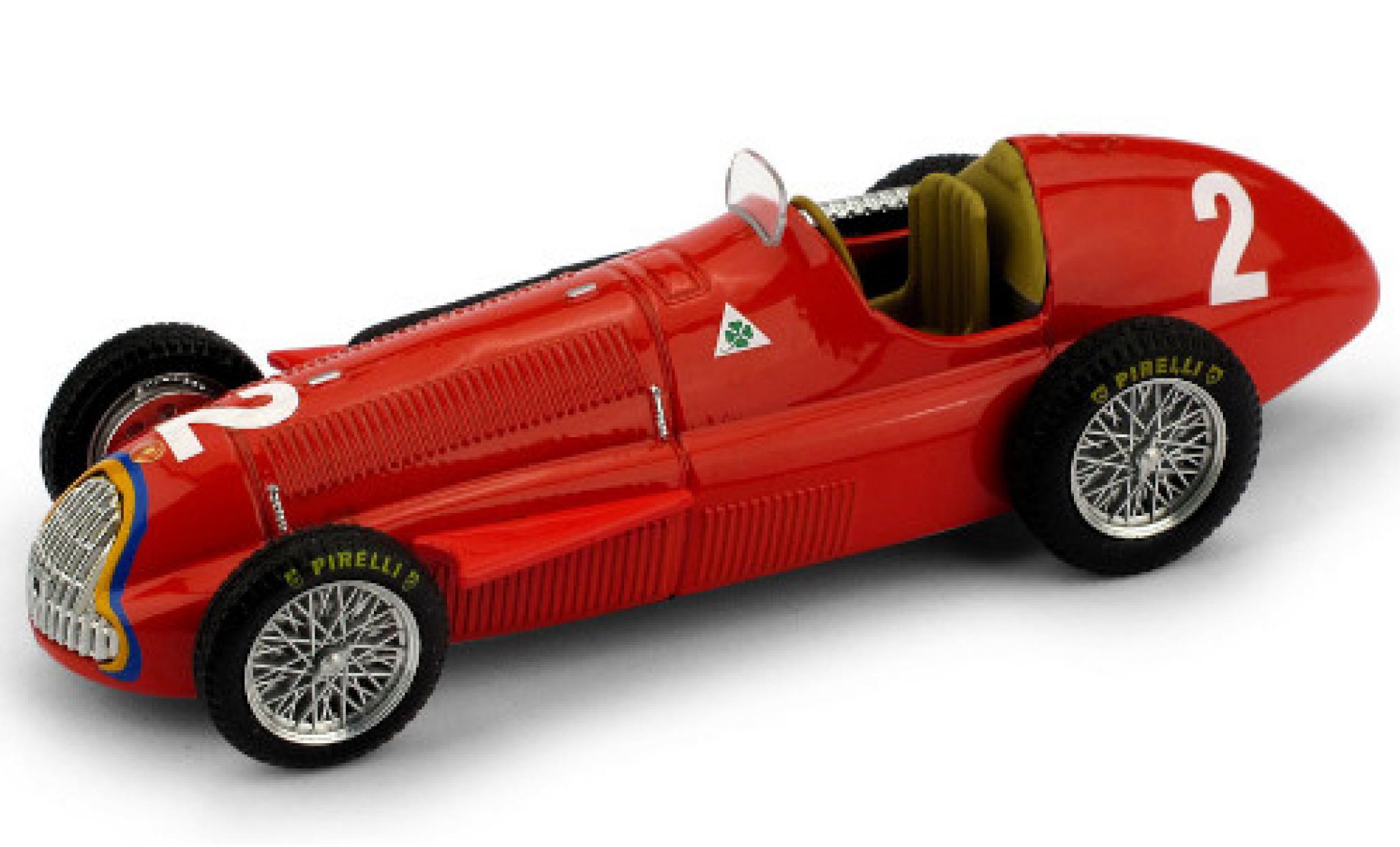 Alfa Romeo 159 1/43 Brumm No.2 Formel 1 GP Belgien 1951 J.M.Fangio modelauto