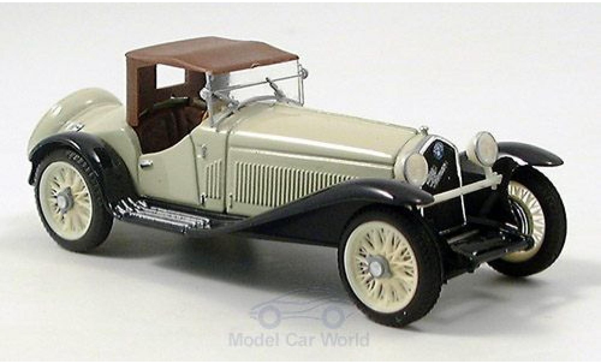 Alfa Romeo 2300 1/43 Brumm beige/blauw Verdeck geschlossen modelauto