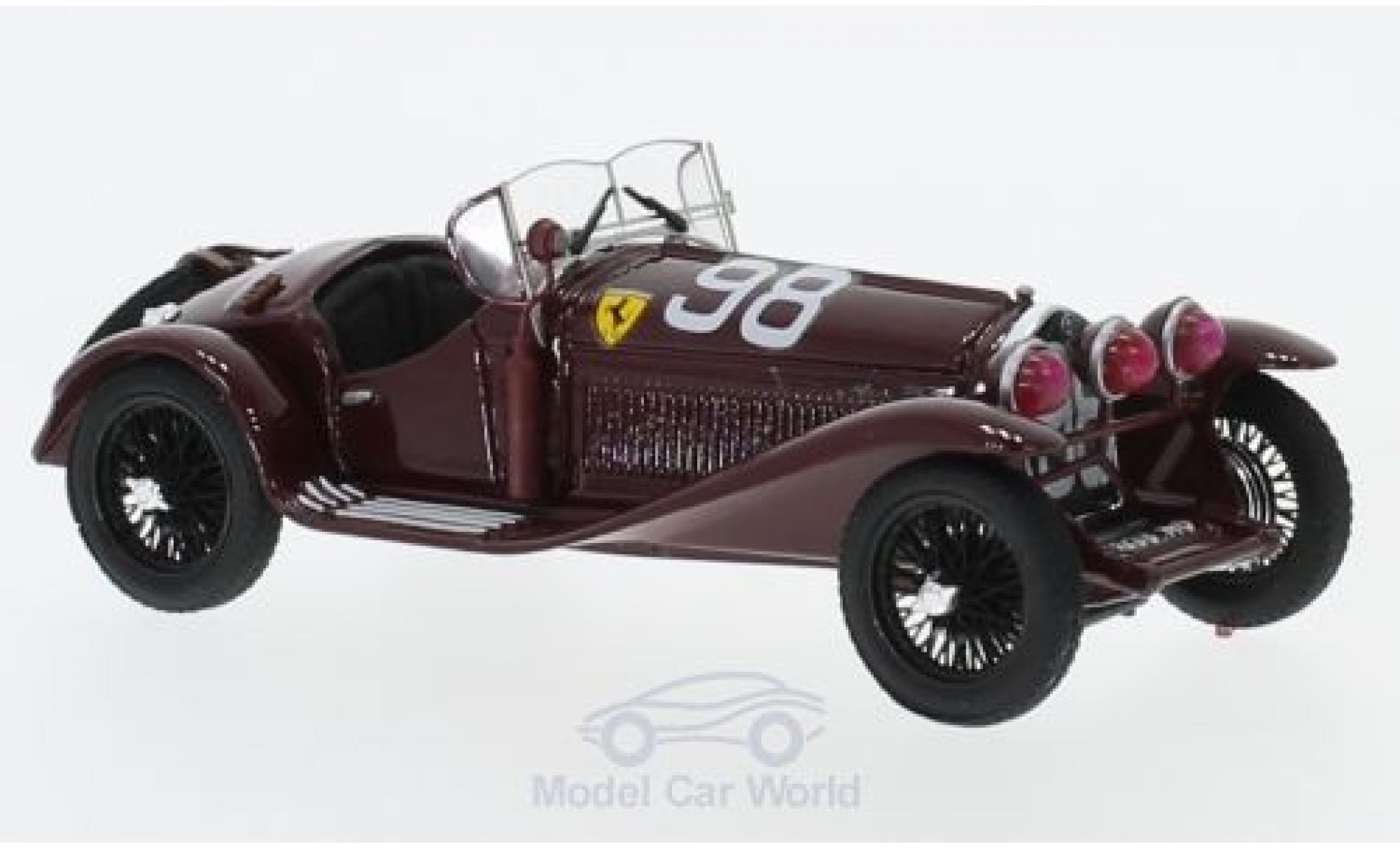 Alfa Romeo 2300 1/43 Brumm RHD No.98 Scuderia Ferrari Mille Miglia 1933 T.Nuvolari/D.Compagnoni modelauto