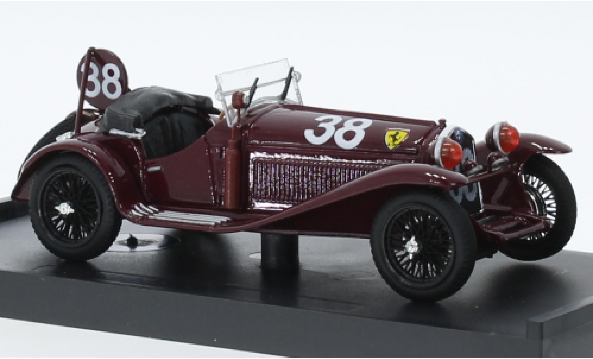 Alfa Romeo 8C 1/43 Brumm 2300 RHD No.38 Scuderia Ferrari 24h Spa 1932 modelauto