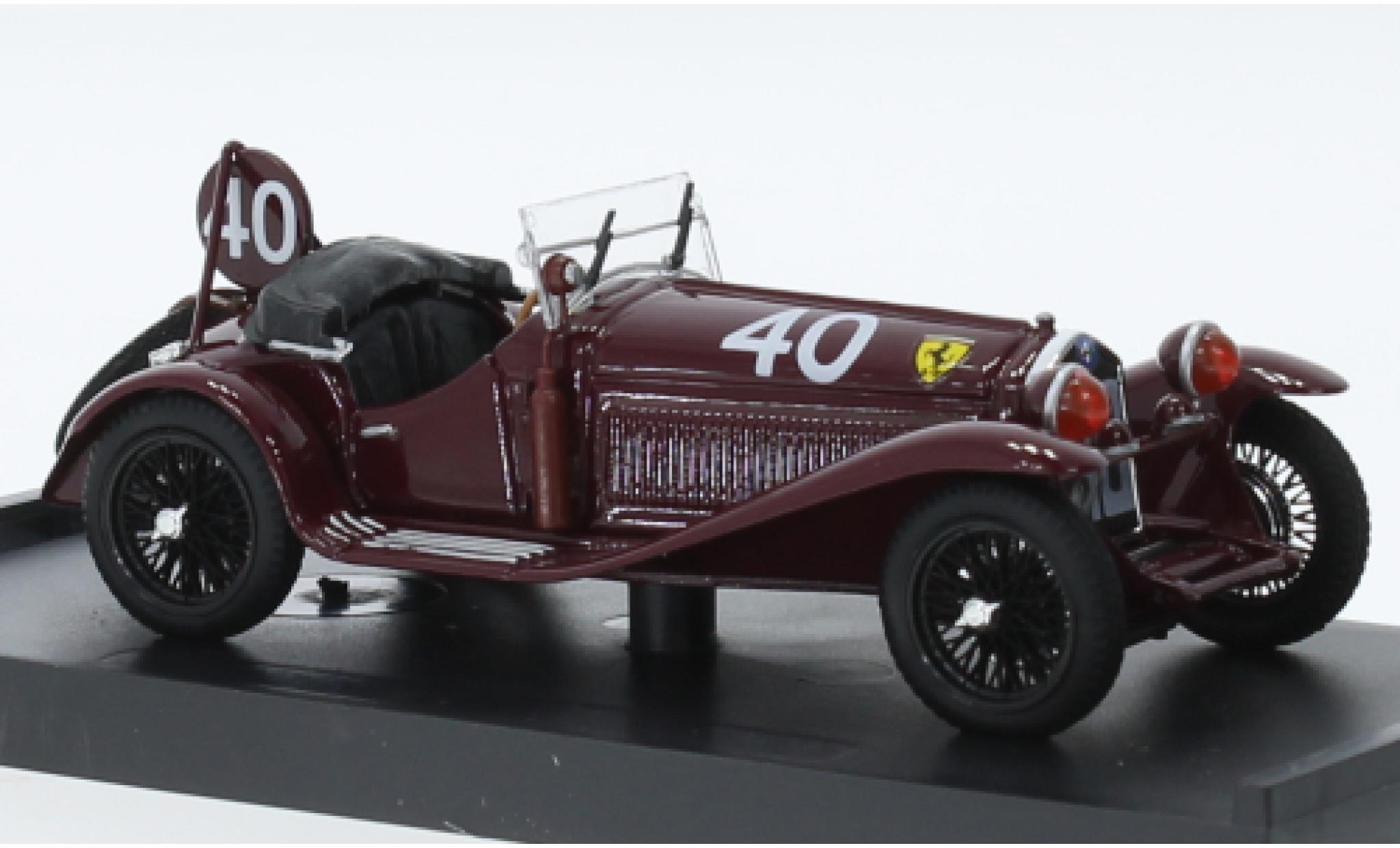 Alfa Romeo 8C 1/43 Brumm 2300 RHD No.40 Scuderia Ferrari 24h Spa 1932 modelauto