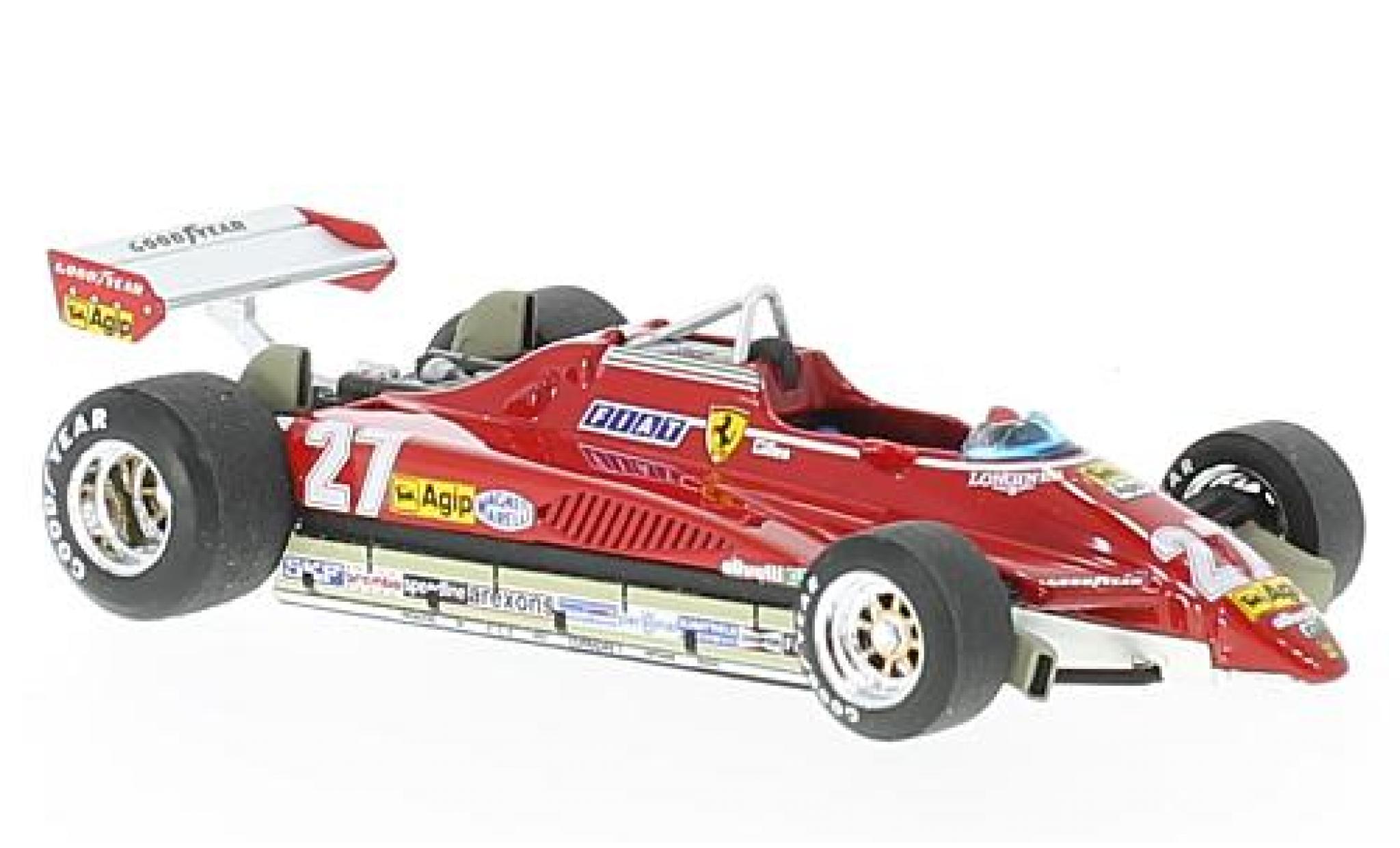 Ferrari 126 1/43 Brumm C2 Turbo No.27 formule 1 GP Br&eacute;sil 1982 modelauto