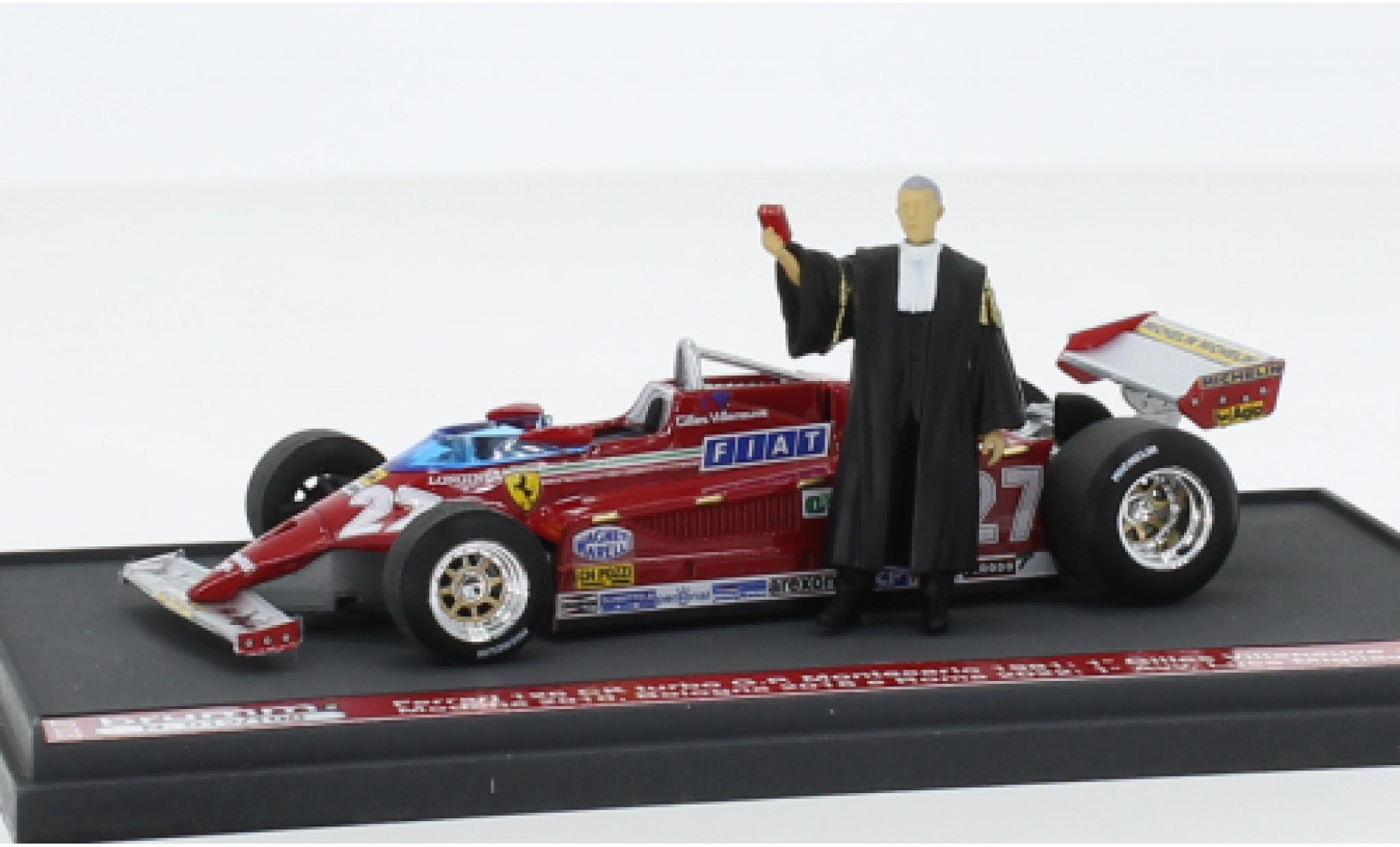 Ferrari 126 1/43 Brumm CK turbo No.27 formule 1 GP Monaco 1981 modelauto