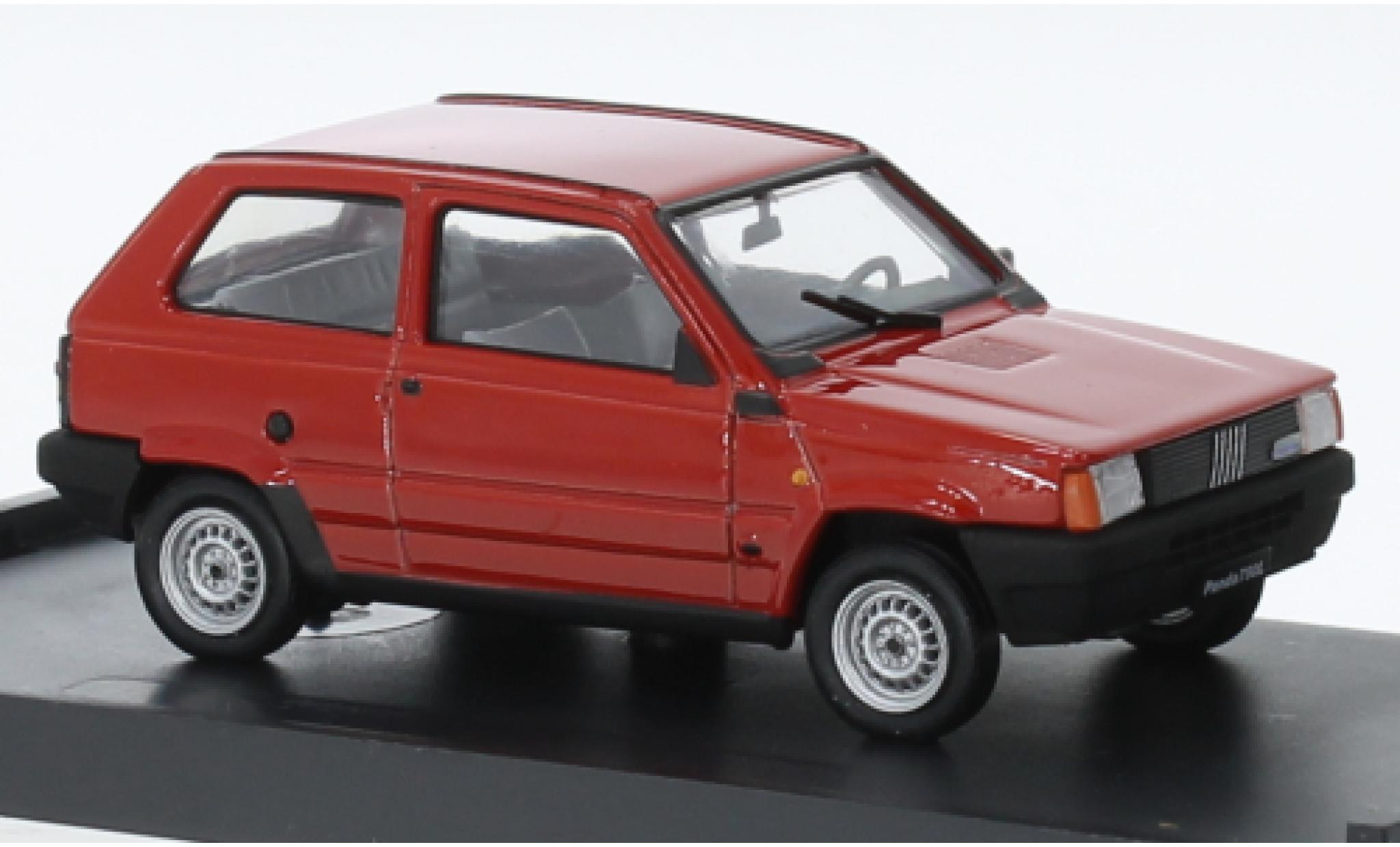Fiat Panda 1/43 Brumm 750L Supernova rood 1986 modelauto