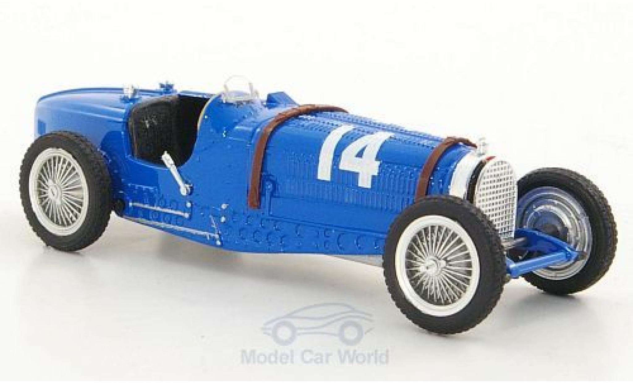 Bugatti Type 59 1/43 Brumm No.14 Formel 1 GP Frankreich 1934 T.Nuvolari modelauto
